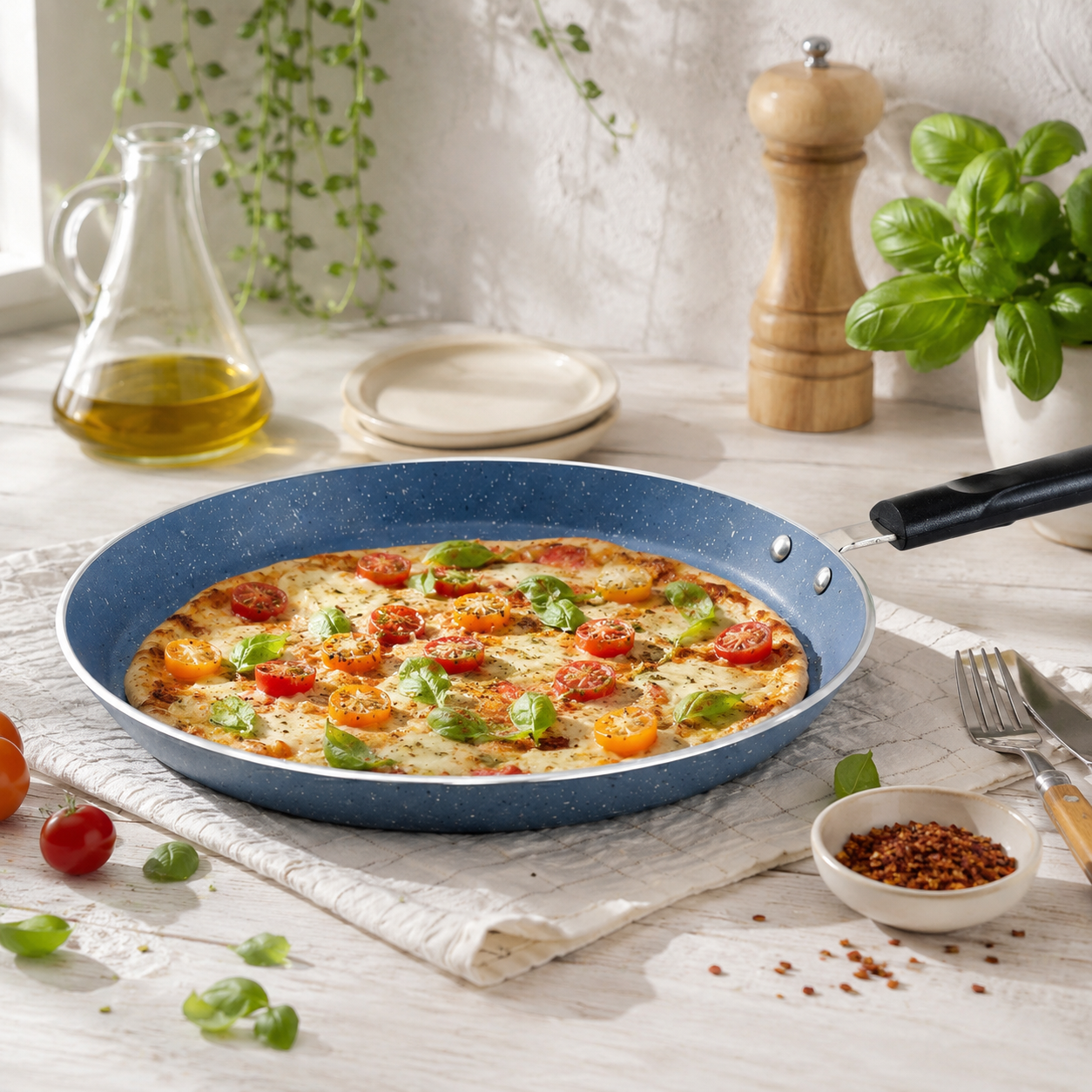 Prestige Lion 30 cm Non Stick Induction Pizza Pan