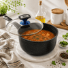 Prestige Lion 20 cm Non Stick Induction Black Sauce Pan