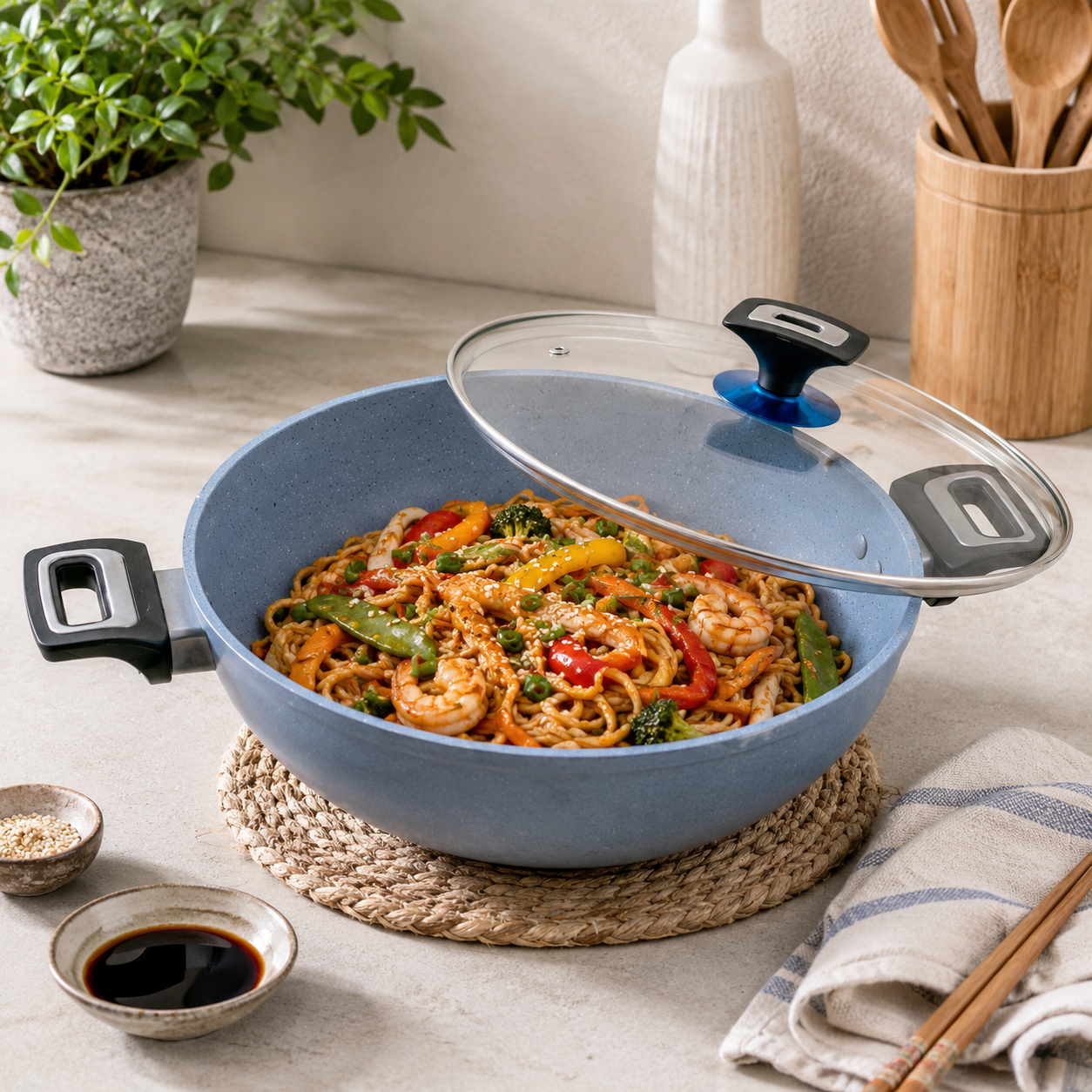 Prestige Lion 28 cm Non Stick Induction Karie