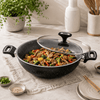 Prestige Lion 28 cm Non Stick Induction Black Wok