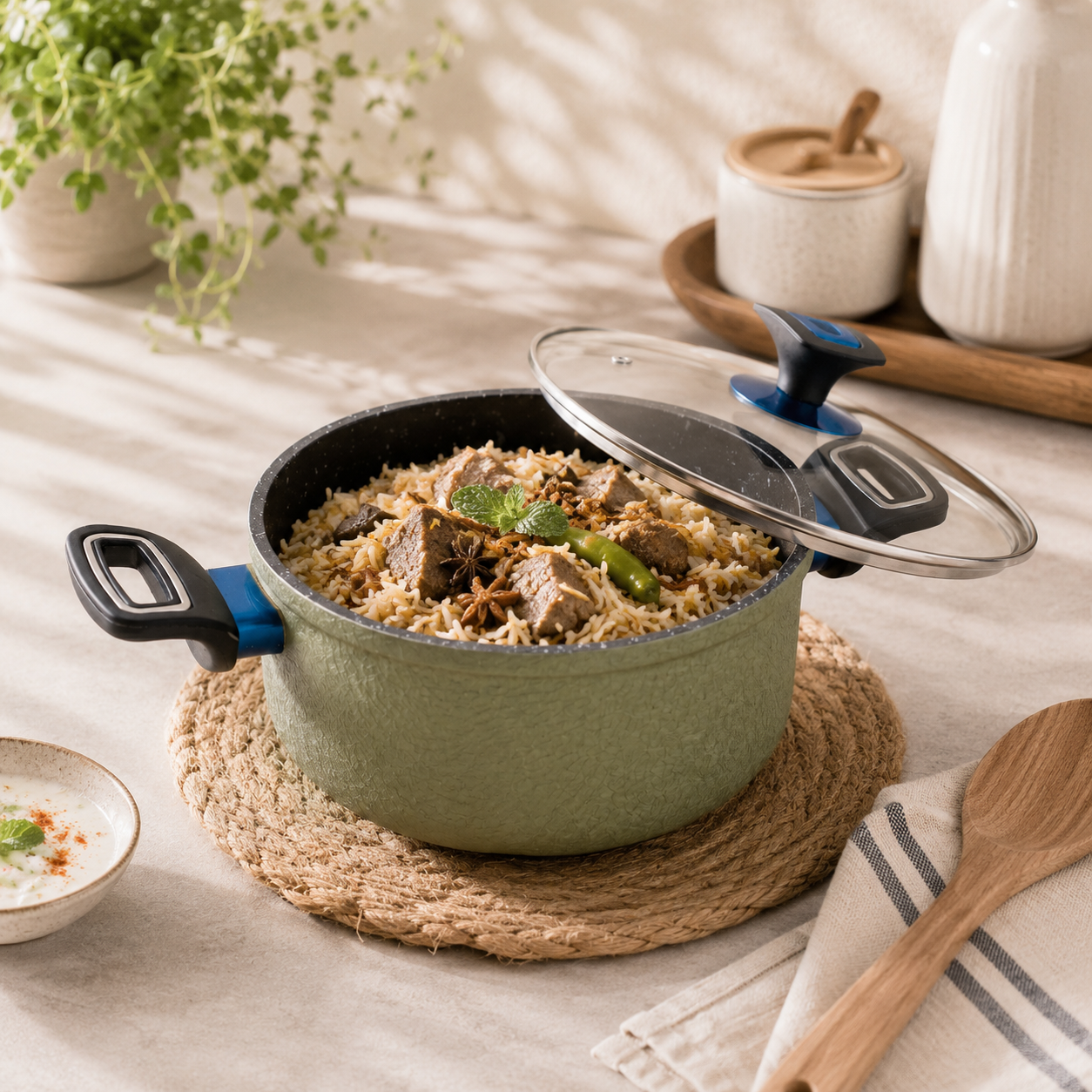 Prestige 20 cm Non Stick Induction Cooking Pot