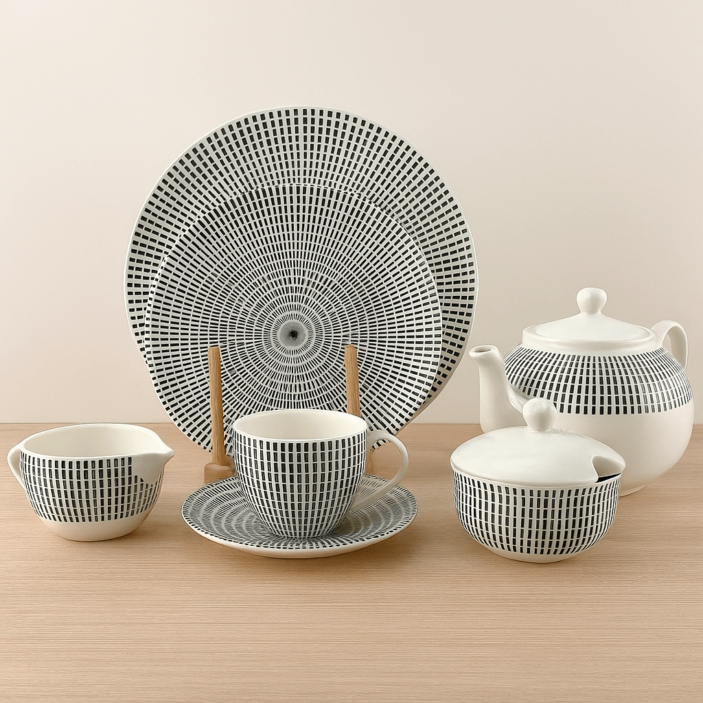 Claytan 24-Piece Tea Set