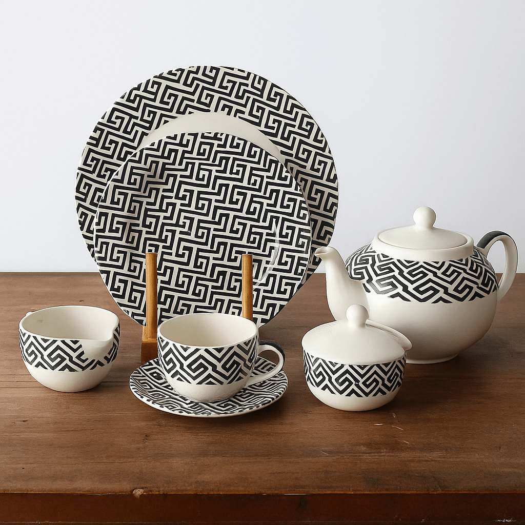 Claytan 24-Piece Tea Set