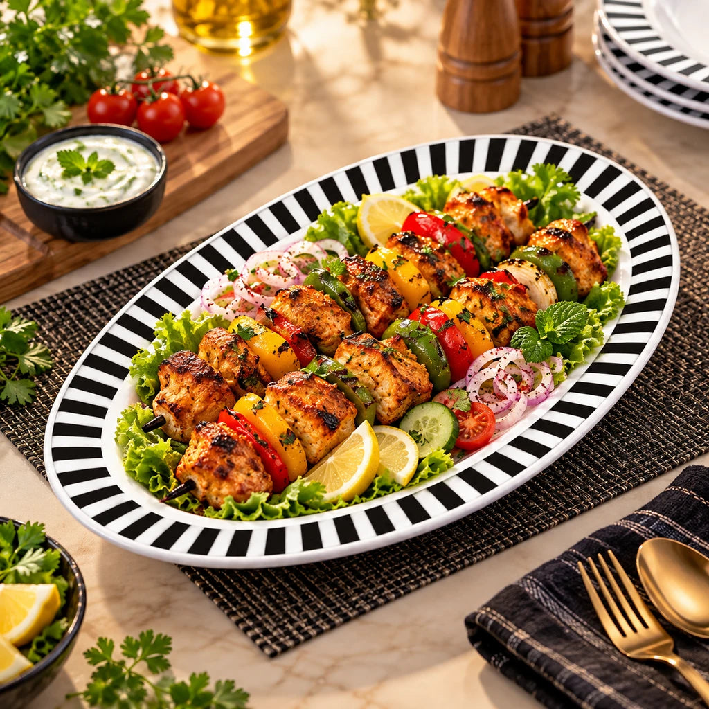 Blaze Milano 12-Inch Melamine Oval Dish