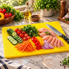 Fans Large Silicone Cutting Board with Loop Handle, 58 × 38 cm