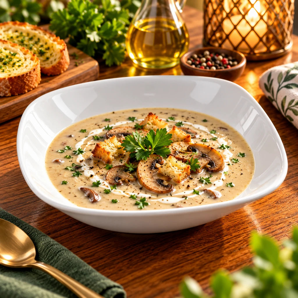 Blaze Elite White Melamine Rounded-Square Deep Soup Plate - 7 & 8 Inches