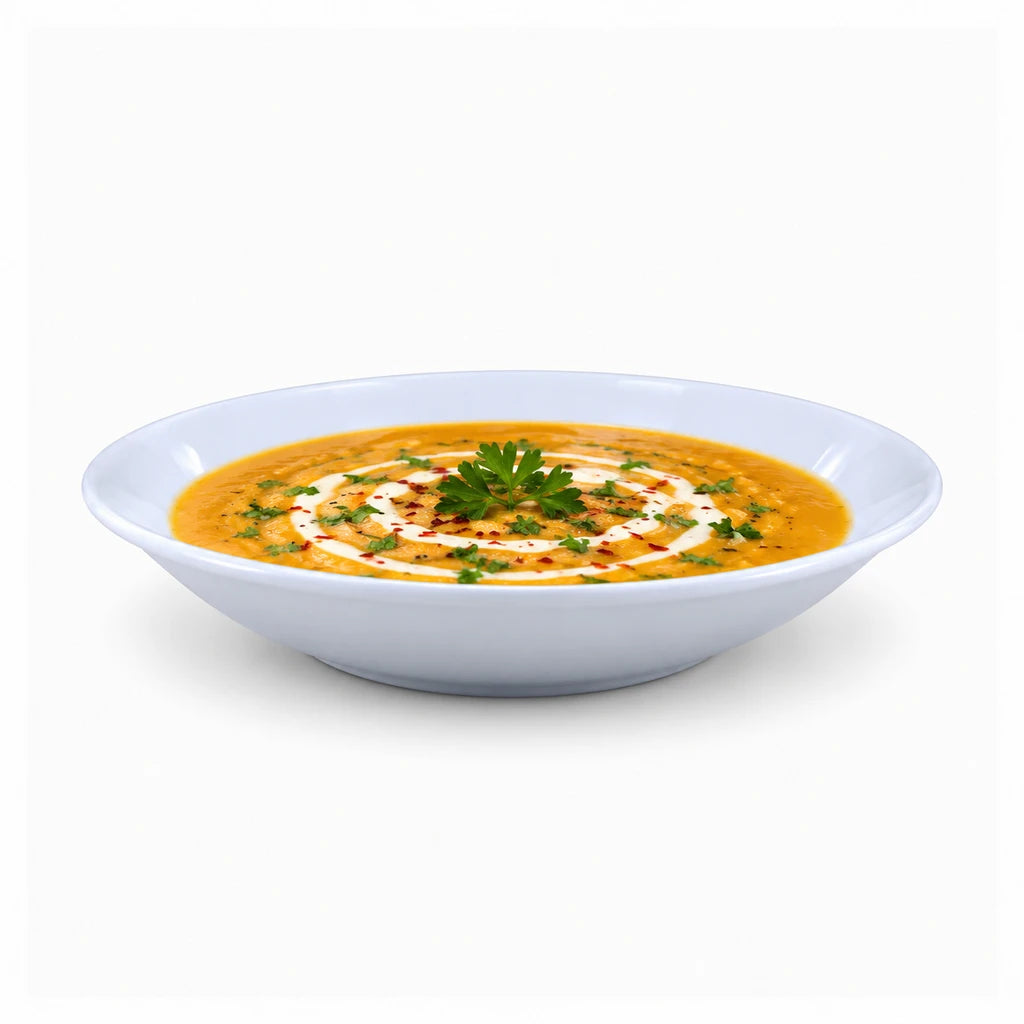 Blaze Cameo White 8-Inch Melamine Deep Soup Plate