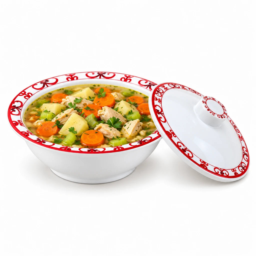 Blaze Wrought Iron 9-Inch Printed Melamine Bowl or Lid