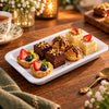 Blaze White Melamine Serving Tray - 7, 10, 12, 14 & 16 Inches