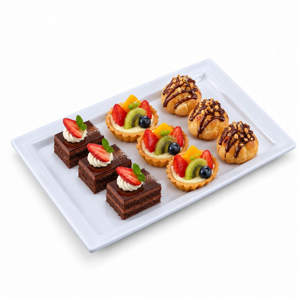 Blaze Rio White Melamine Dish - 10, 12 & 14 Inches