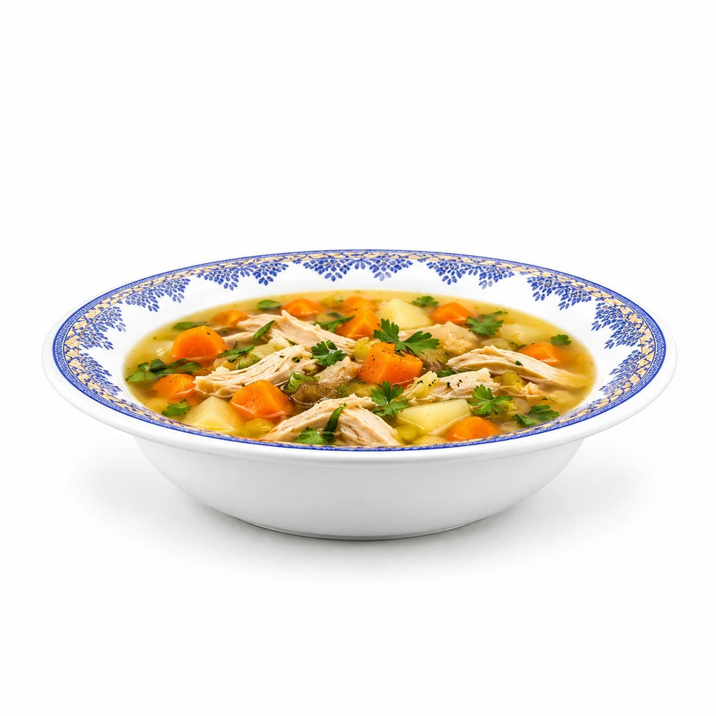 Blaze Zen 7-Inch Melamine Deep Plate