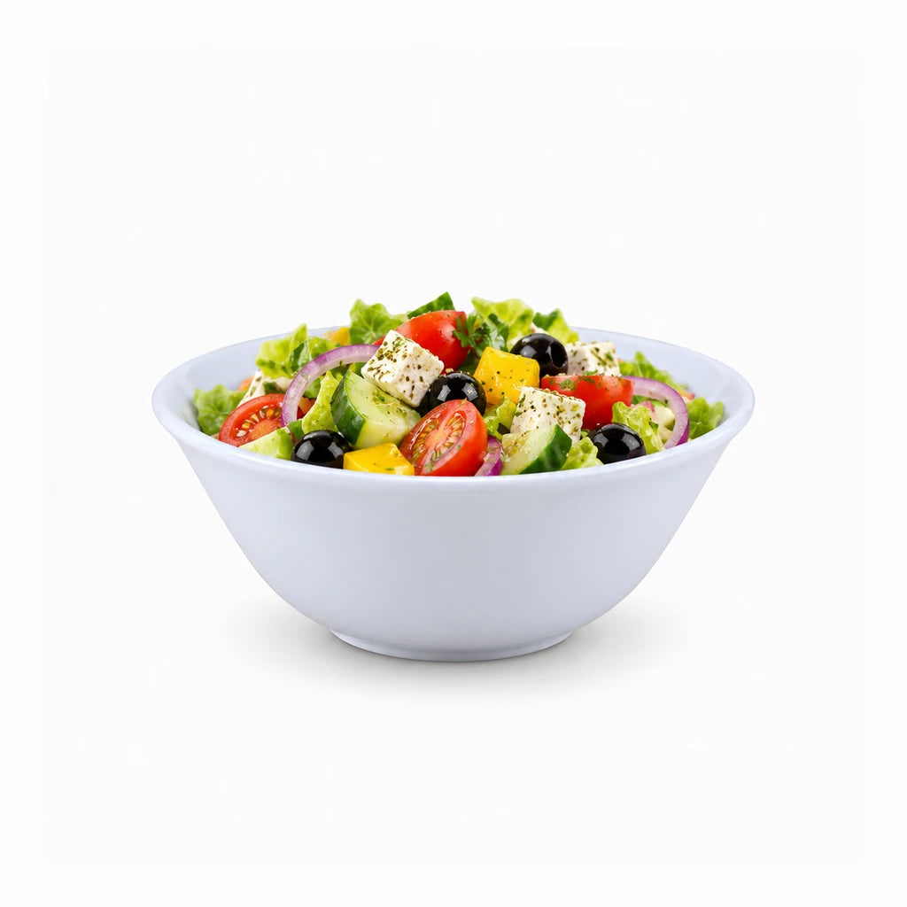 Blaze Cameo White Melamine Bowl 6-Inch