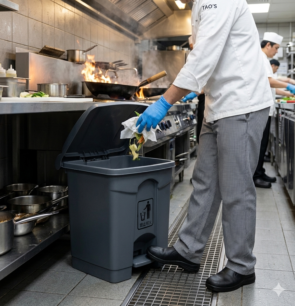 Deluxe Dustbin in the kicthen