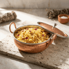 R.S Brass Copper Coating Serving Karahi