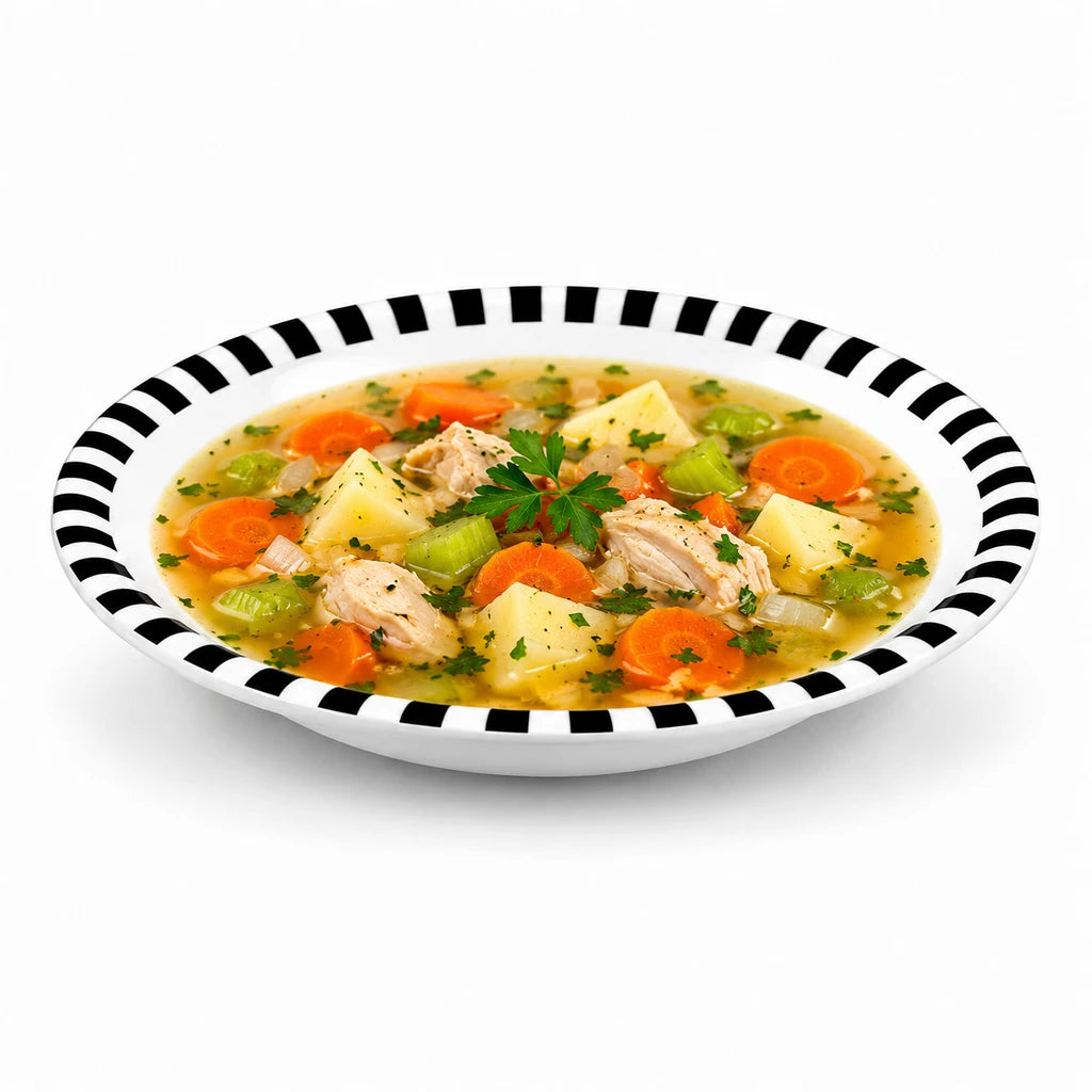 Blaze Milano 8-Inch Melamine Deep Plate