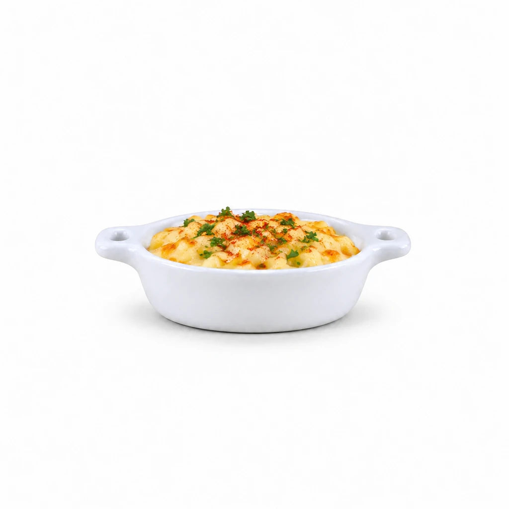Danny Home Dual-Handle Ceramic Baking Ramekin, 4 Inch