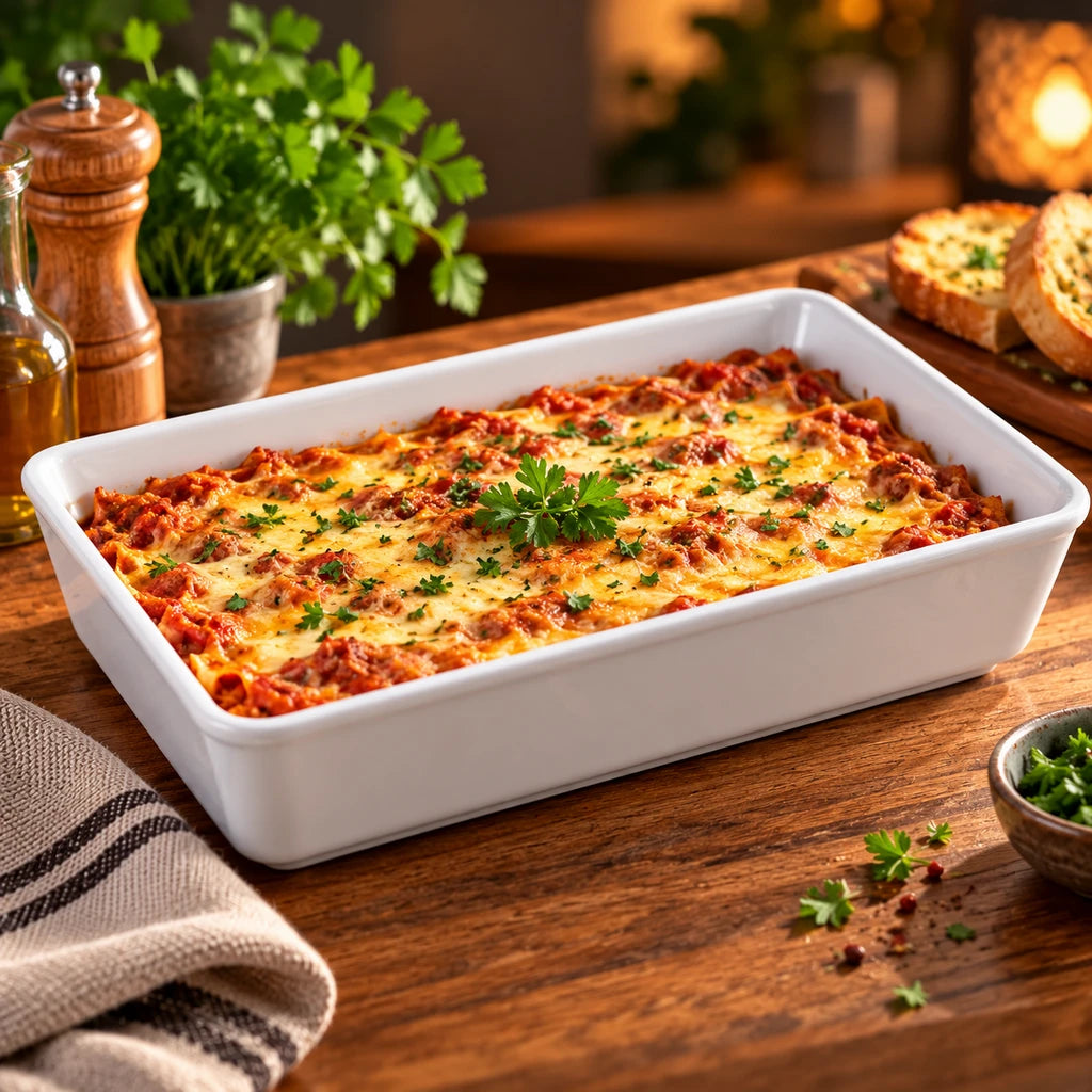 Blaze Derma White Melamine Deep Serving Dish - 10 & 12 Inch