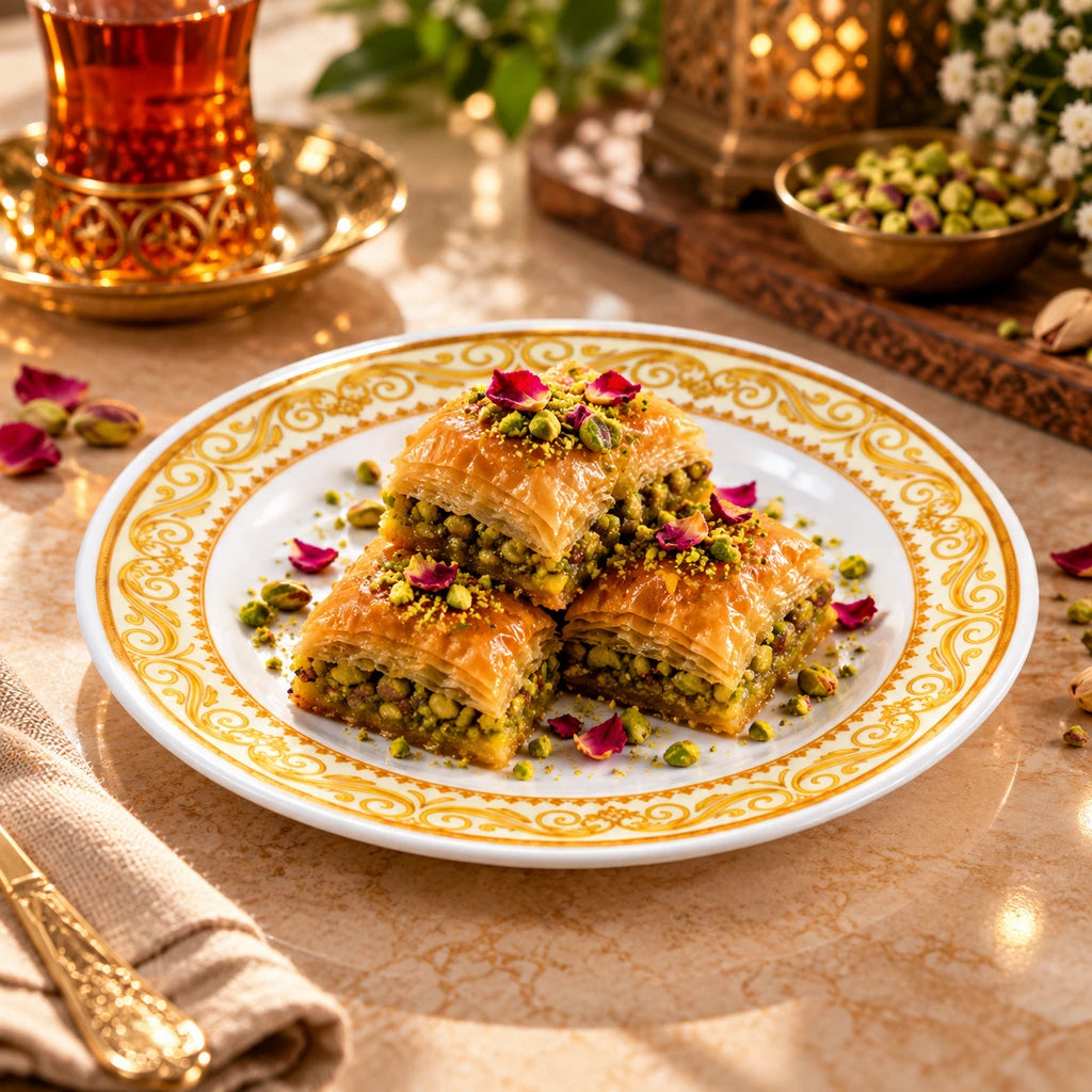 Blaze 7-Inch Glory Printed Melamine Flat Plate