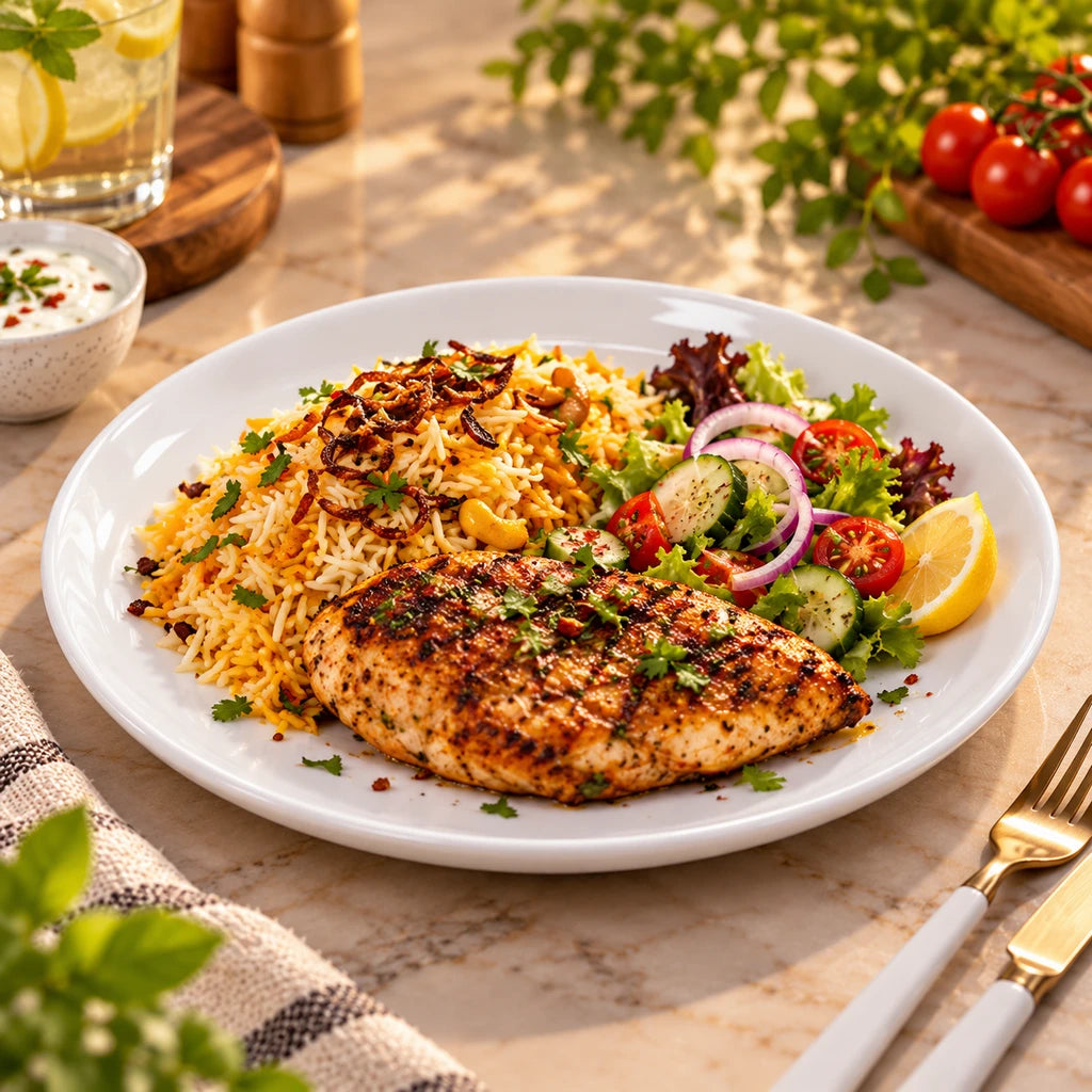 Blaze Irani White Melamine Flat Plate - 8 & 10 Inch