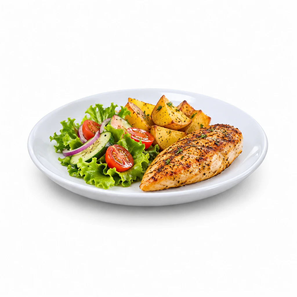 Blaze Irani White Melamine Flat Plate - 8 & 10 Inch