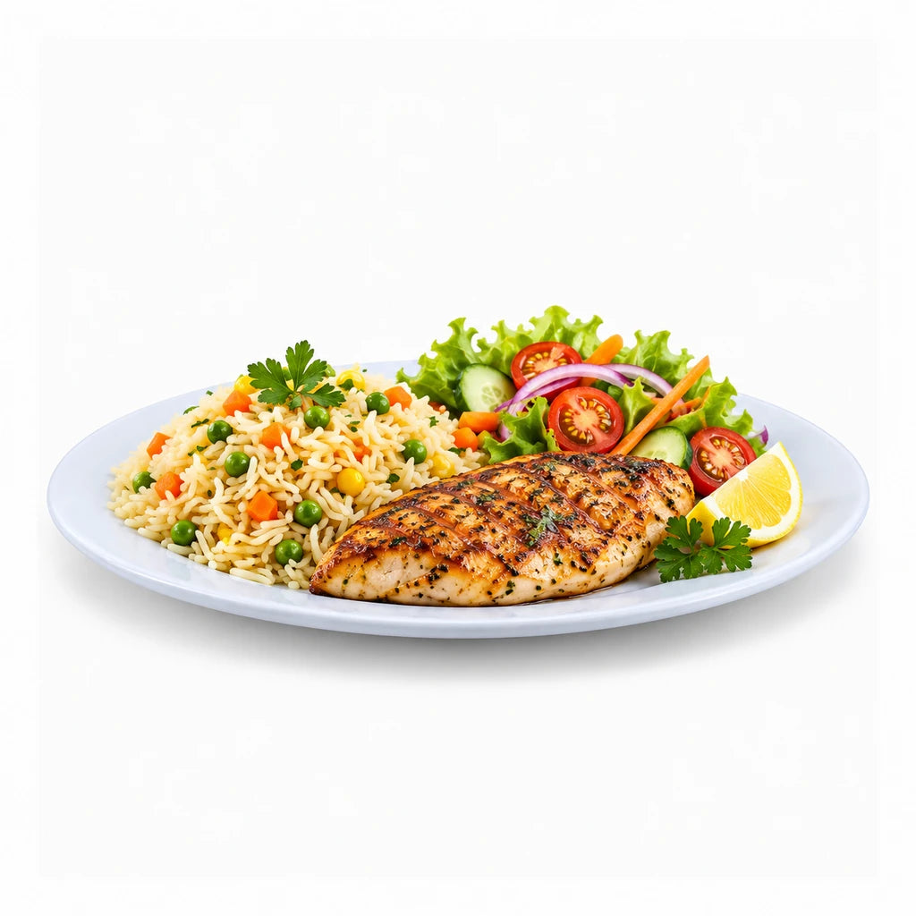 Blaze KB White Melamine Flat Plate - 8 & 11 Inch