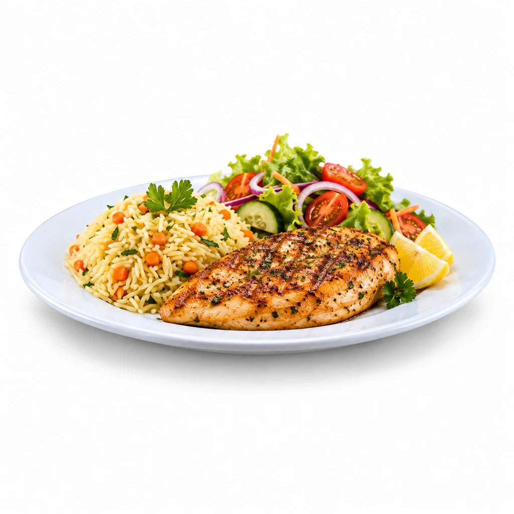 Blaze Cameo White Melamine Flat Plate - 8 & 10 Inches