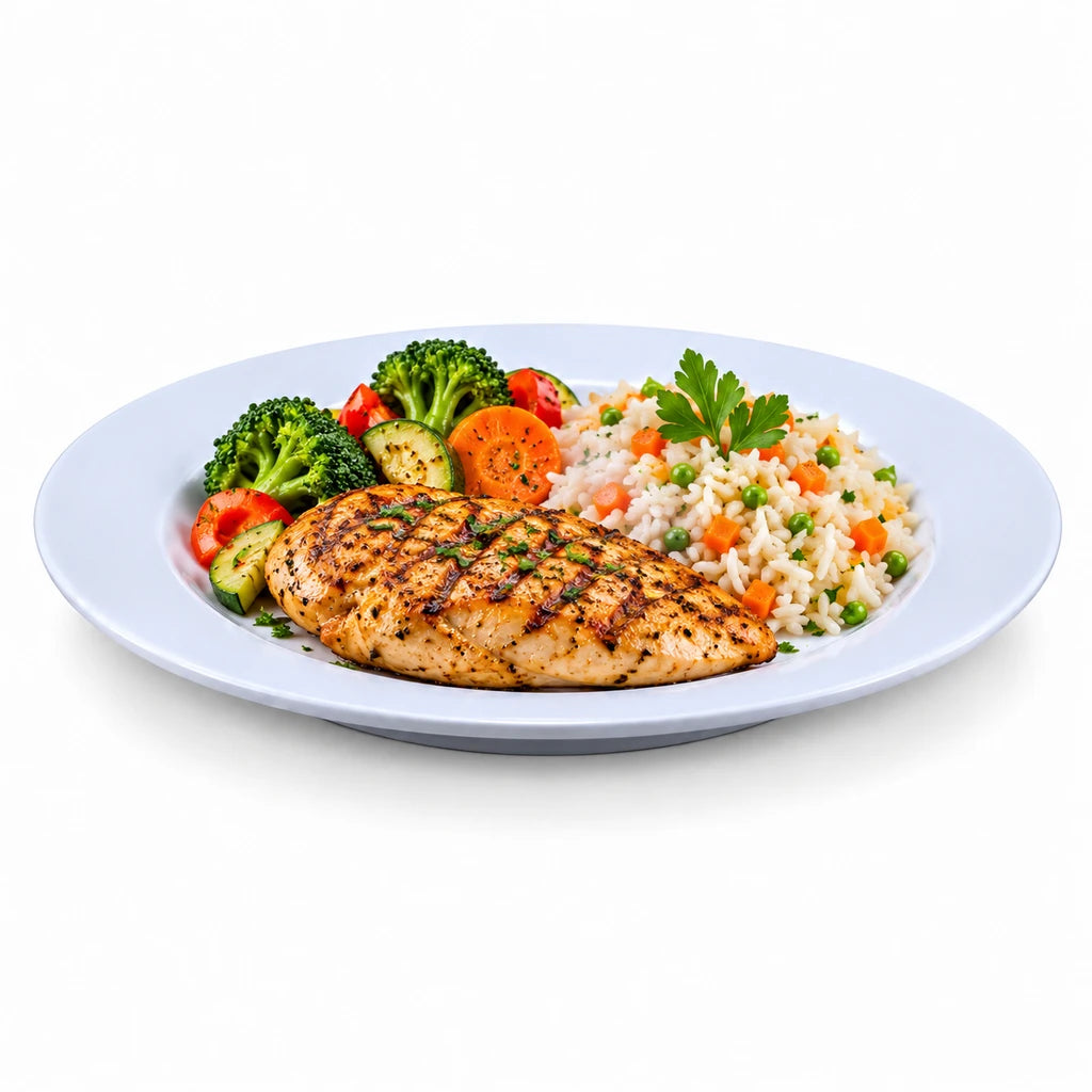 Ummati Royal 10.25-Inch White Ceramic Flat Dinner Plate