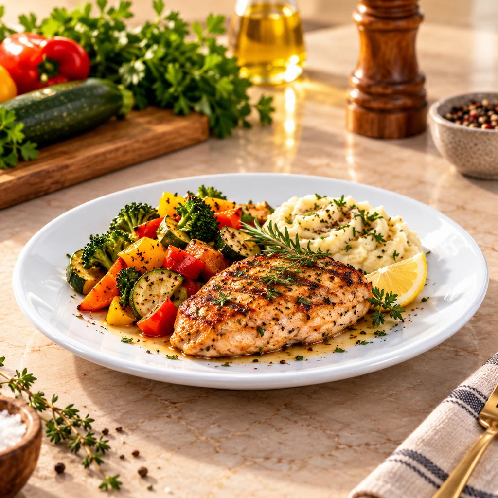 Blaze Classic White Melamine Flat Plate - 8 & 10 Inch