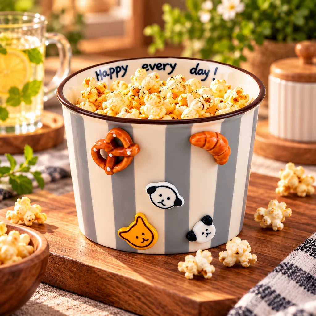 Voyag 1130 ml Ceramic Snack Bowl