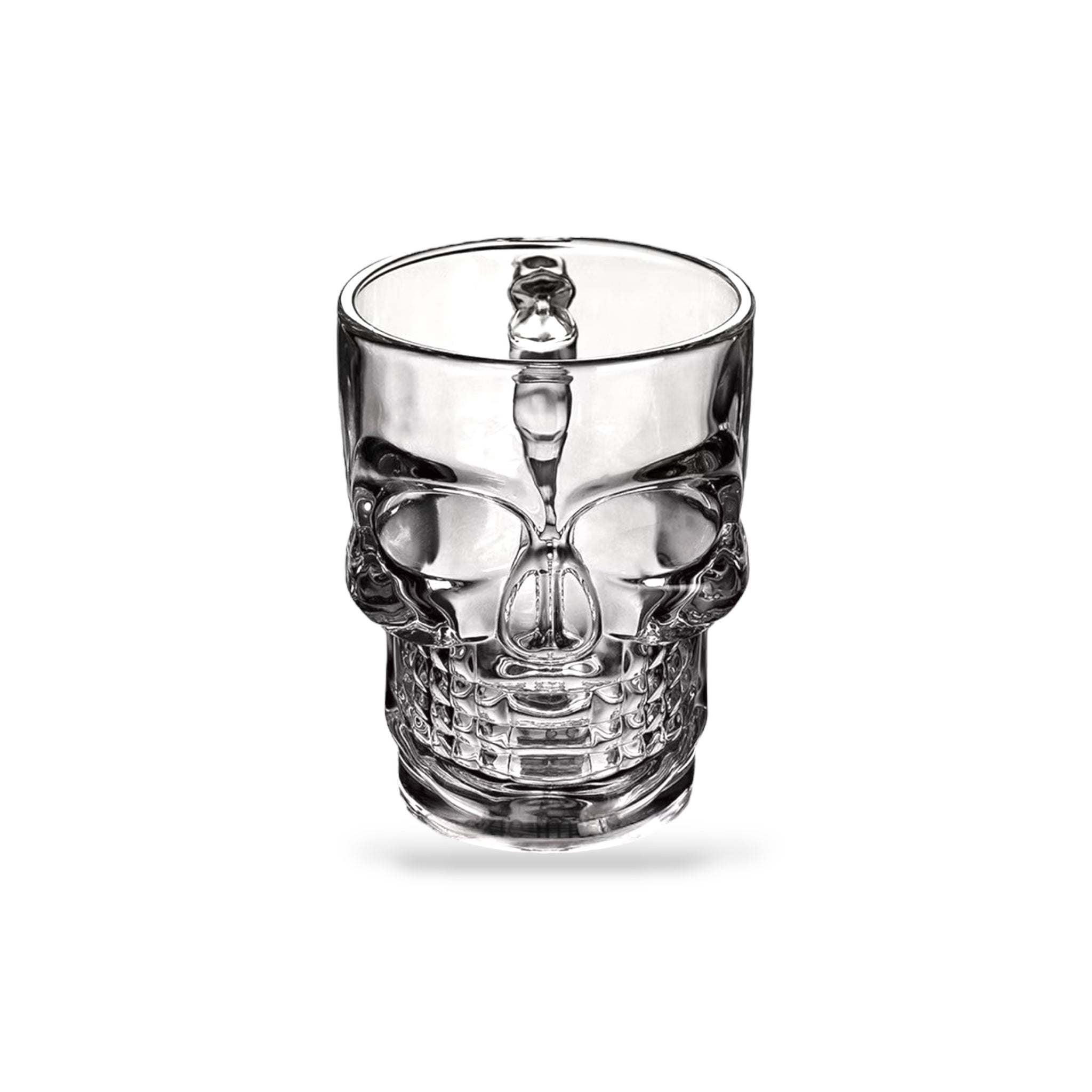 Skull-Shaped Beer Glass Mug 400 ml