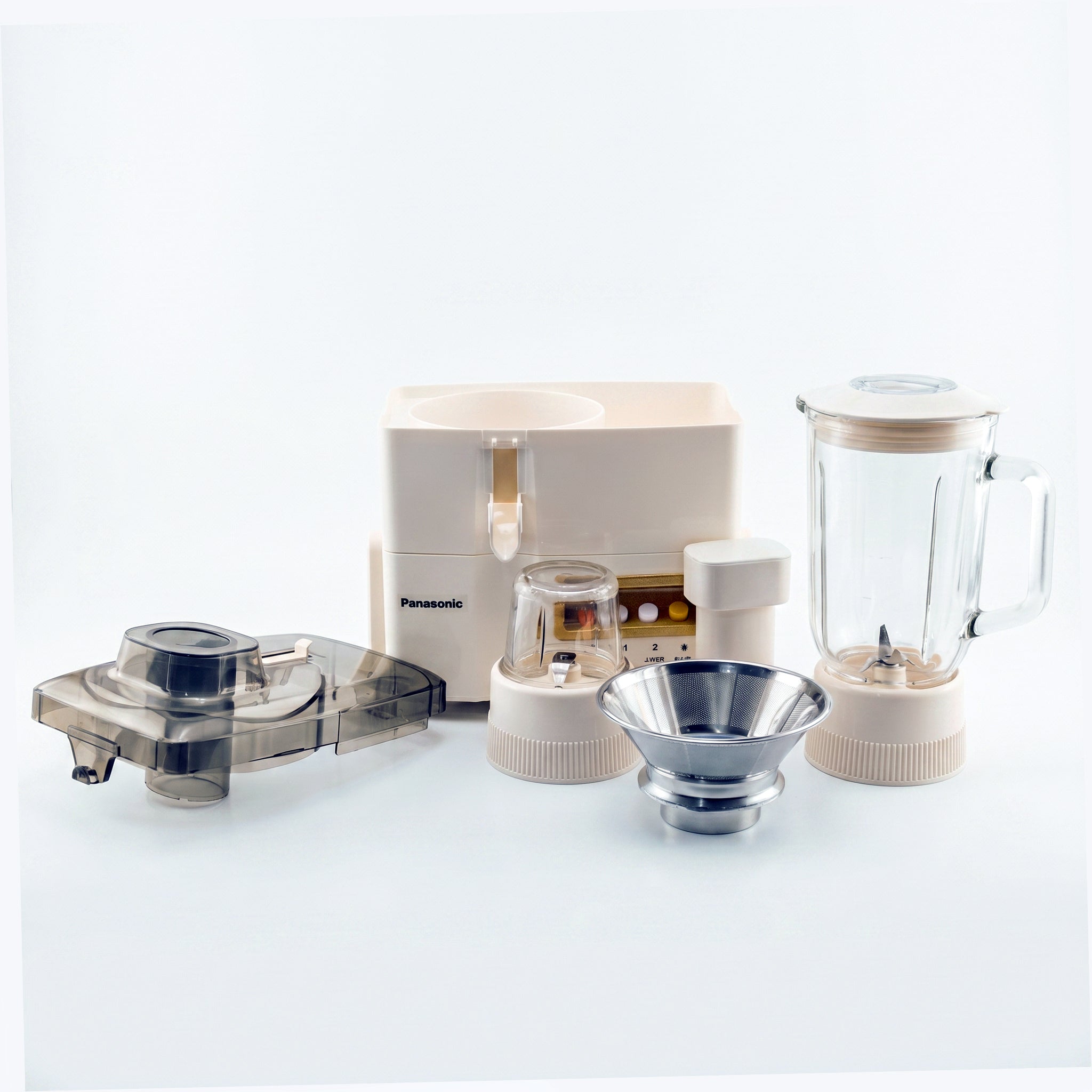 Panasonic 3-in-1 White Juicer/Blender Set
