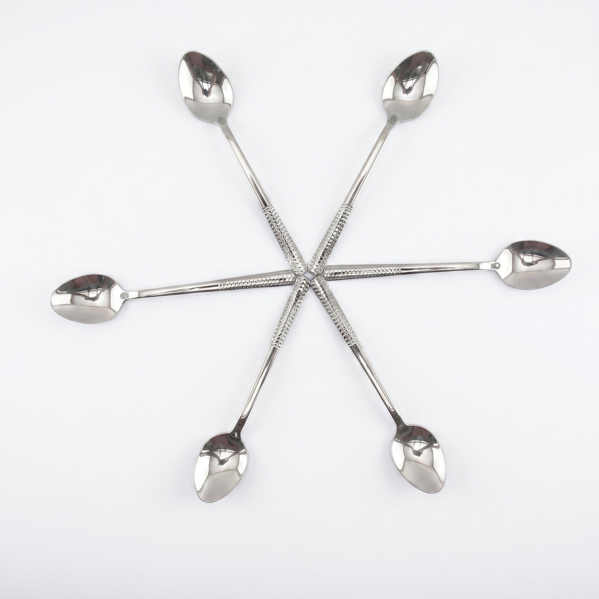 Blaze R.P.2 Stainless Steel 6-Piece Silver Dessert Spoon Set