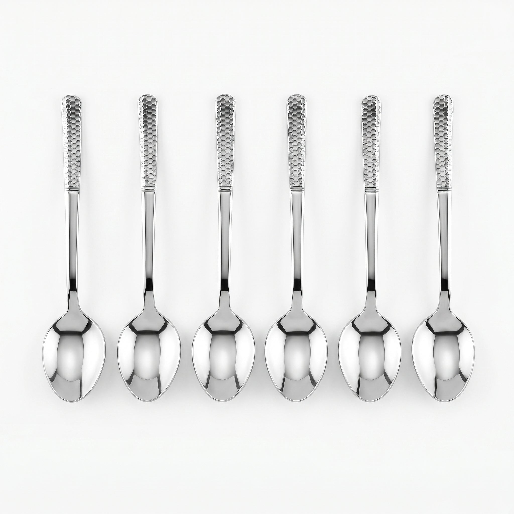 Blaze R.P.2 Stainless Steel 6-Piece Silver Dessert Spoon Set