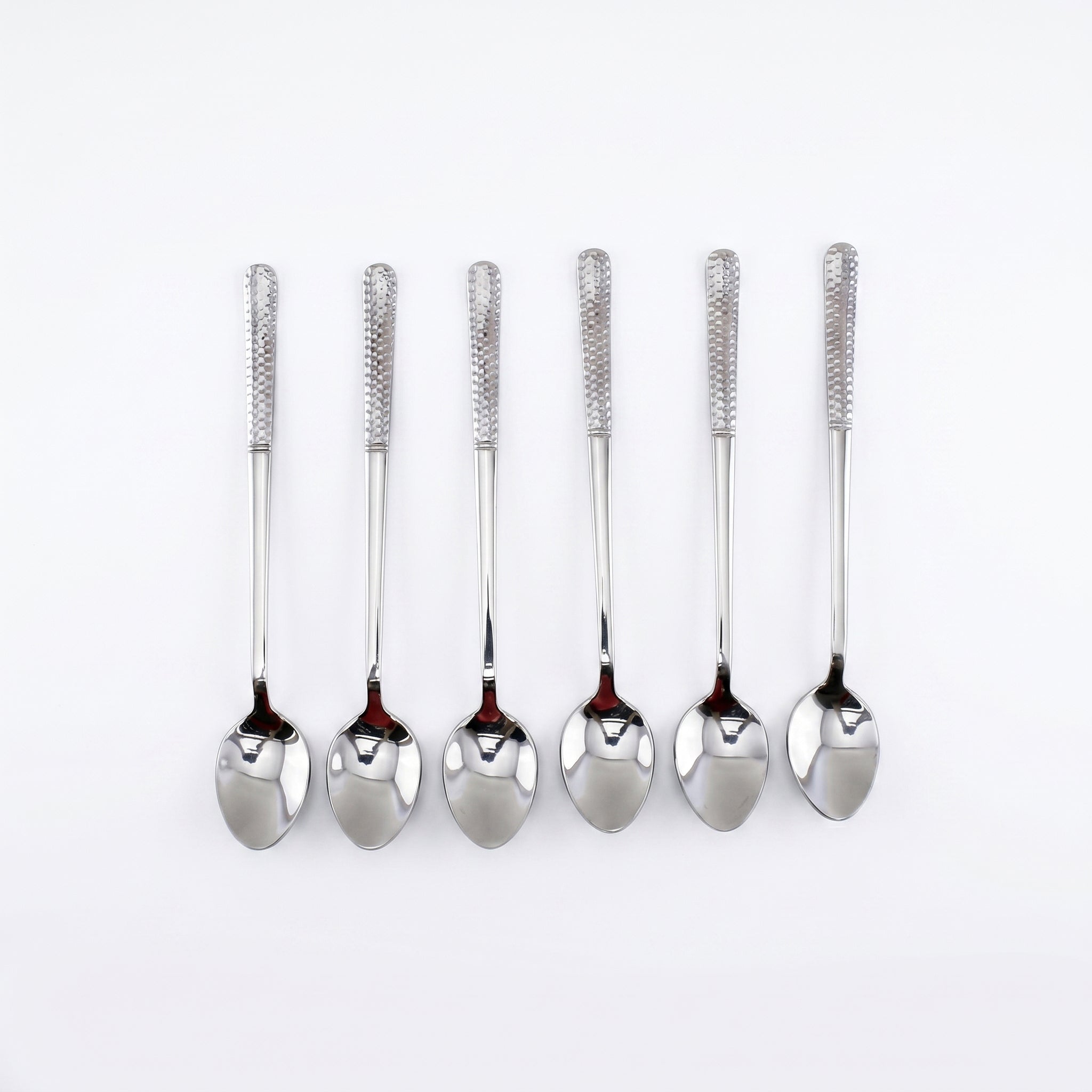 Blaze R.P.2 Stainless Steel 6-Piece Silver Long Tea Spoon Set