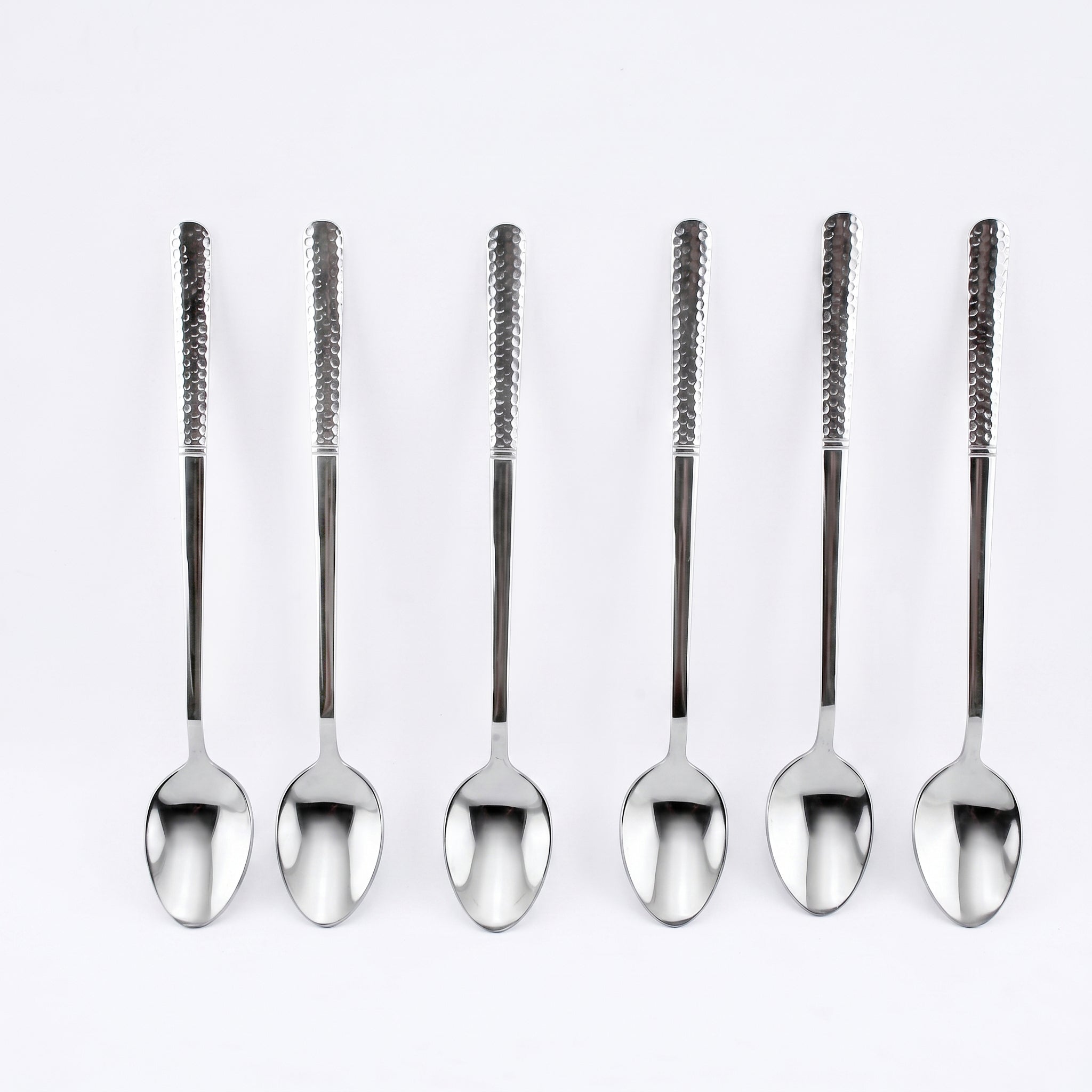 Blaze R.P.2 Stainless Steel 6-Piece Silver Long Tea Spoon Set