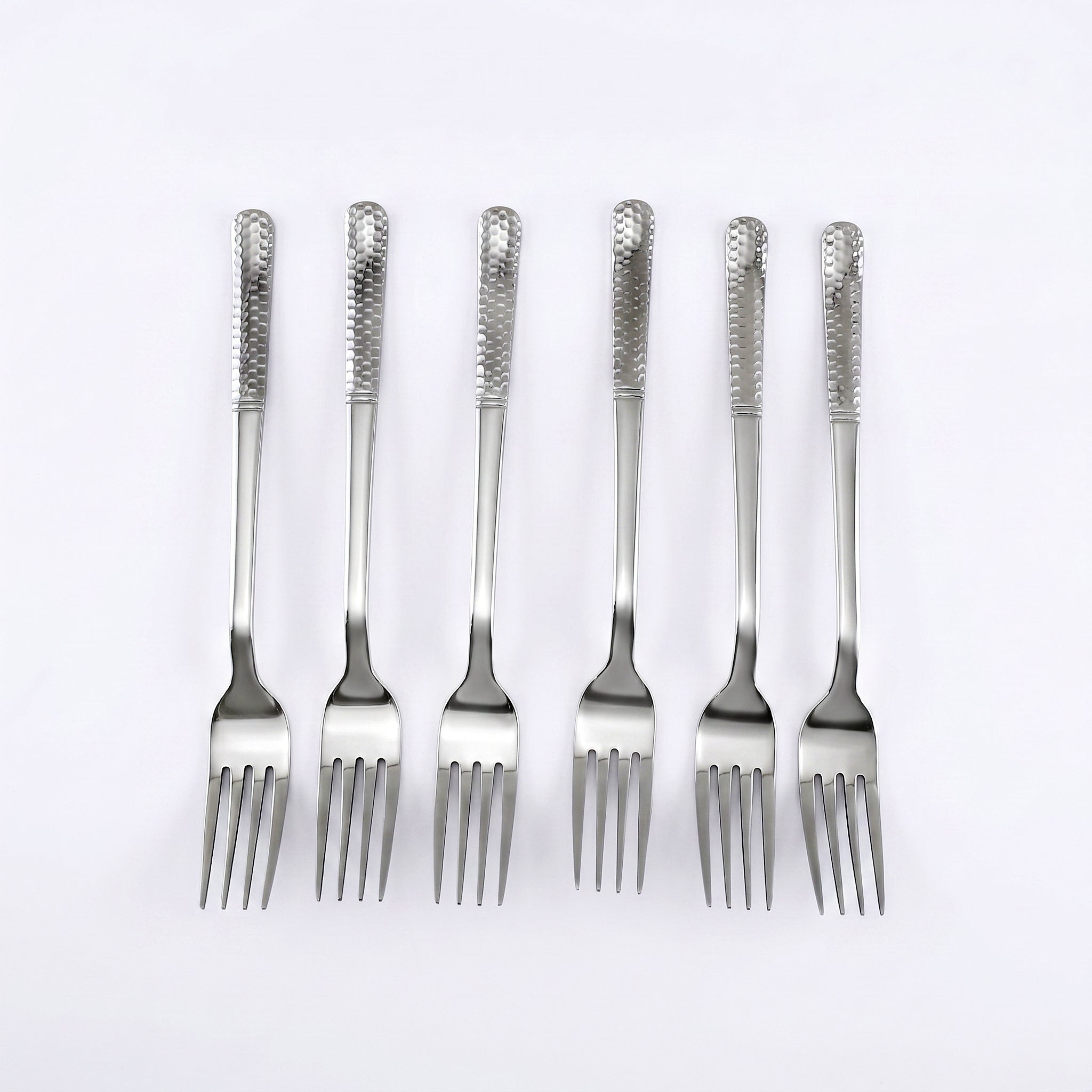 Blaze R.P.2 Stainless Steel 6-Piece Silver Dessert Fork Set