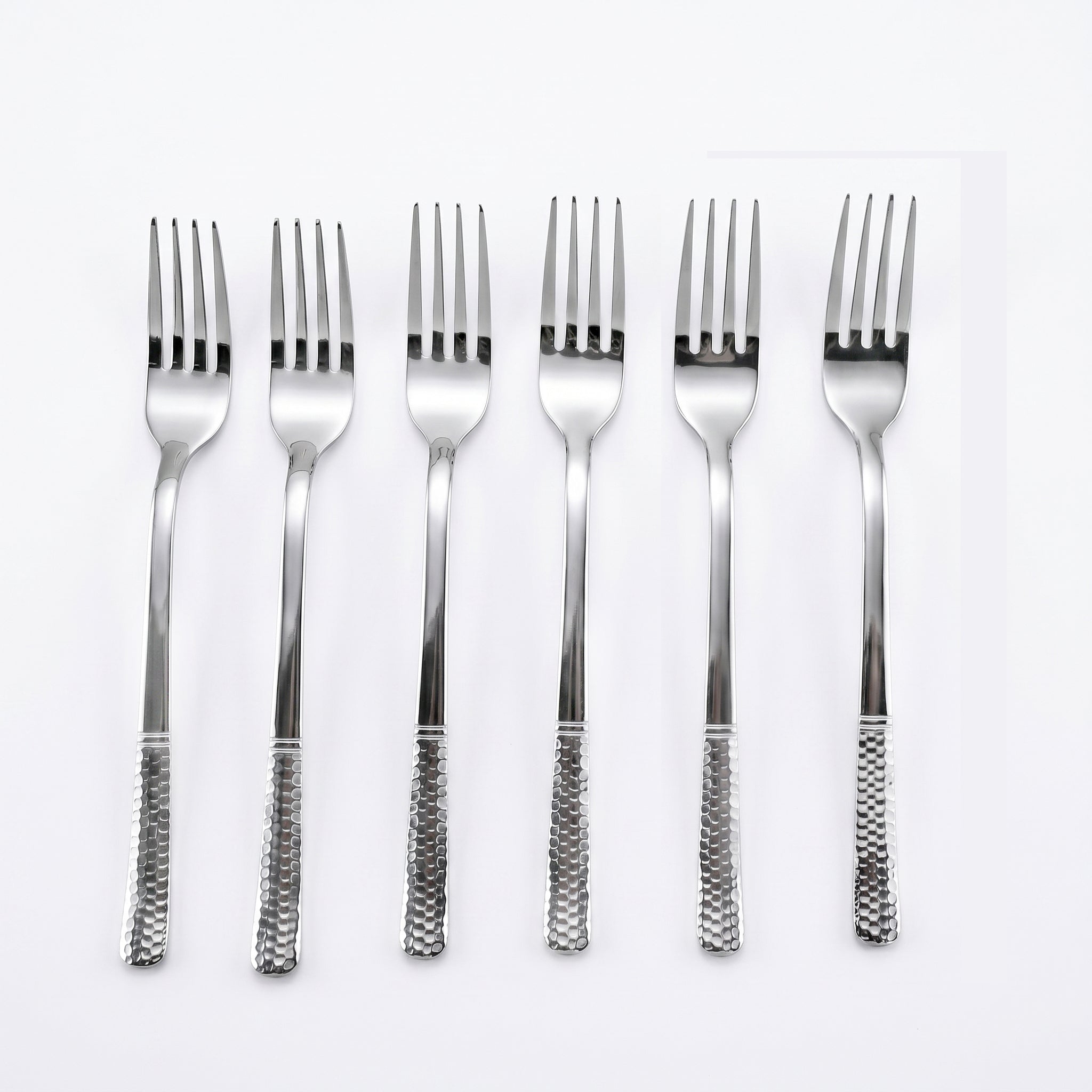 Blaze R.P.2 Stainless Steel 6-Piece Silver Dessert Fork Set