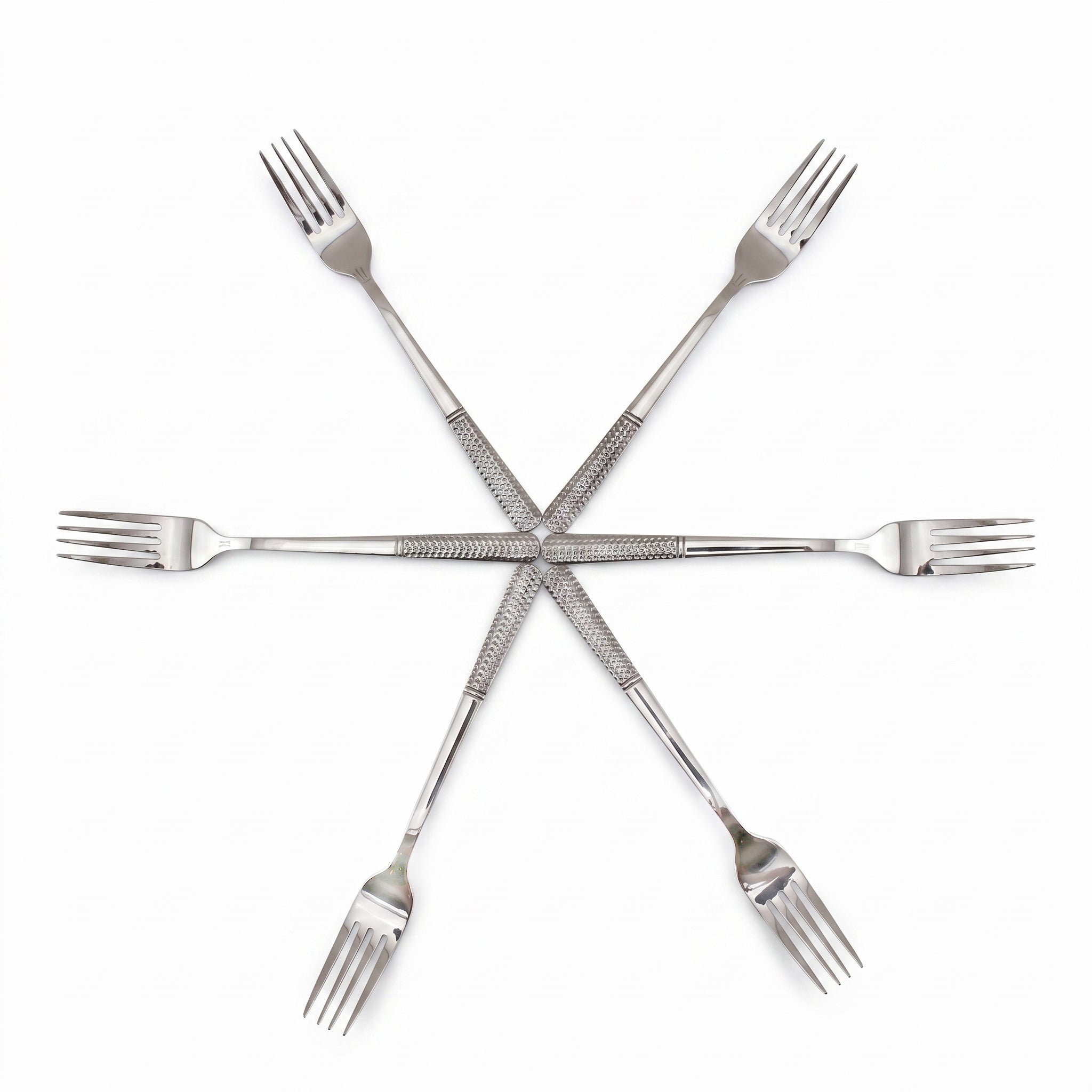 Blaze R.P.2 Stainless Steel 6-Piece Silver Table Fork Set