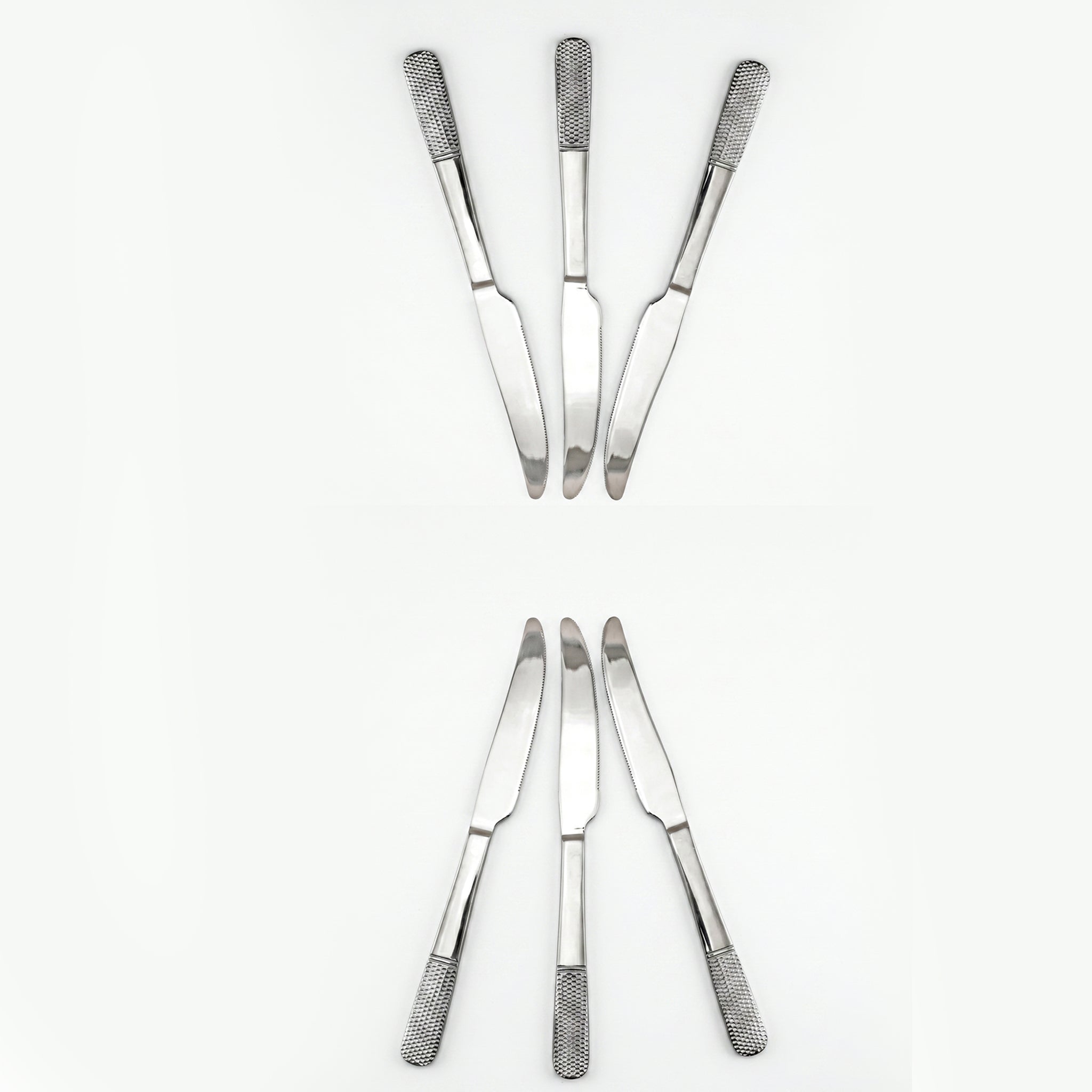 Blaze R.P.2 Stainless Steel 6-Piece Silver Table Knife Set