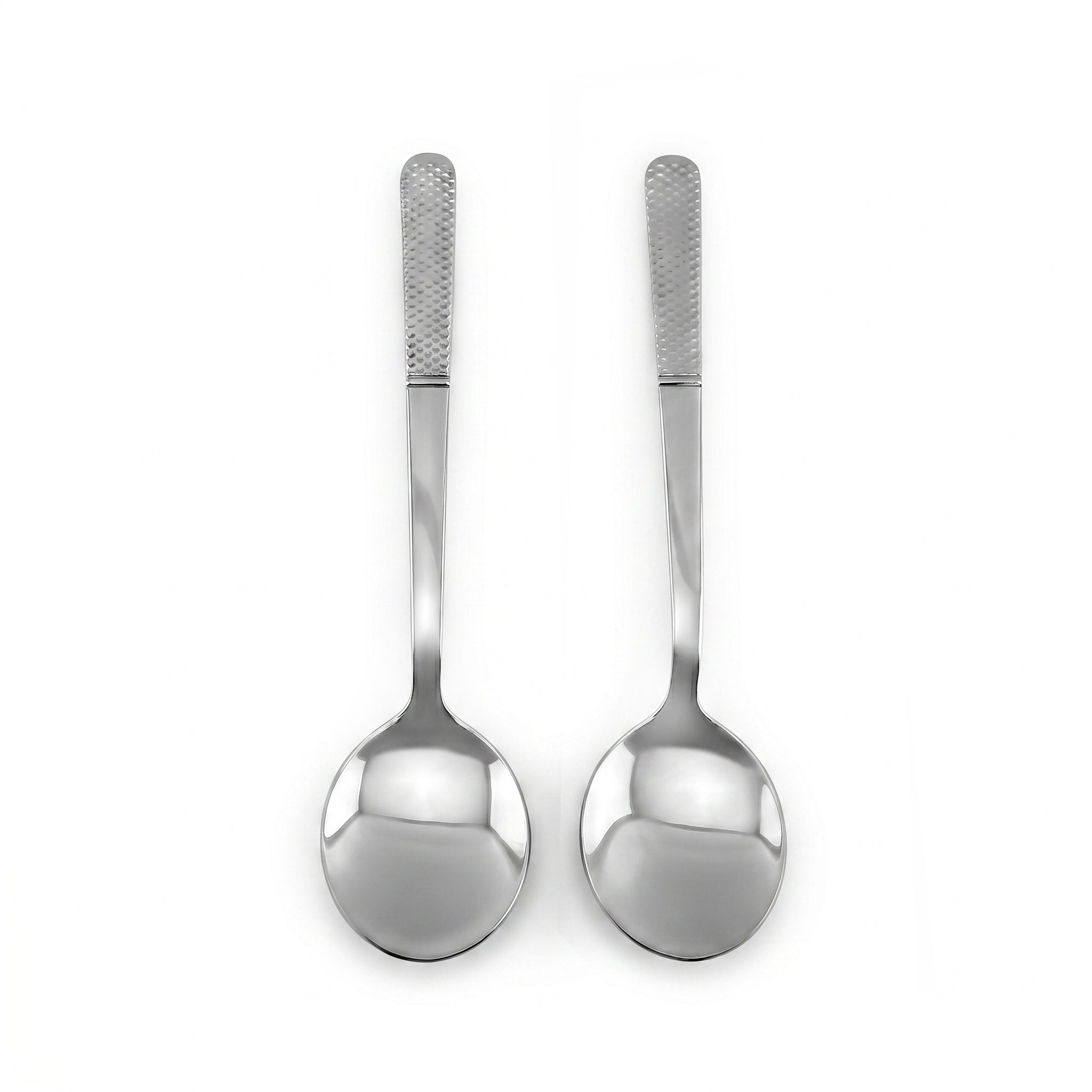 Blaze R.P.2 Stainless Steel 2-Piece Silver Serving Soup Spoon Set