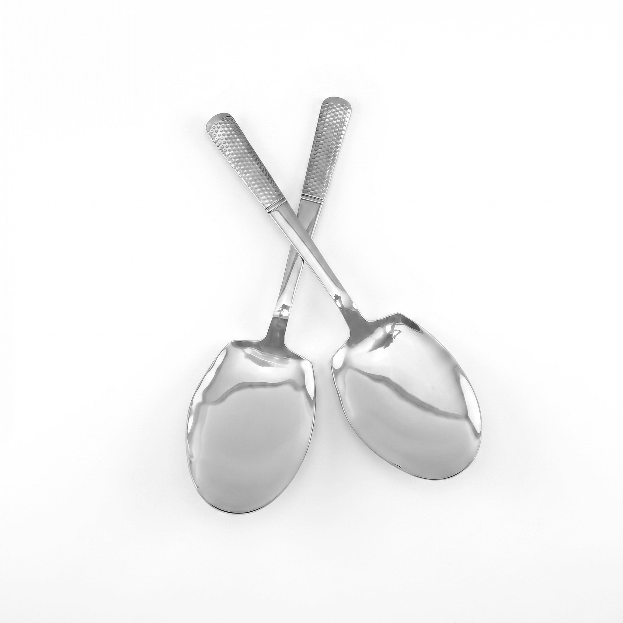 Blaze R.P.2 Stainless Steel 2-Piece Silver Serving Panja Rice Spoon Set