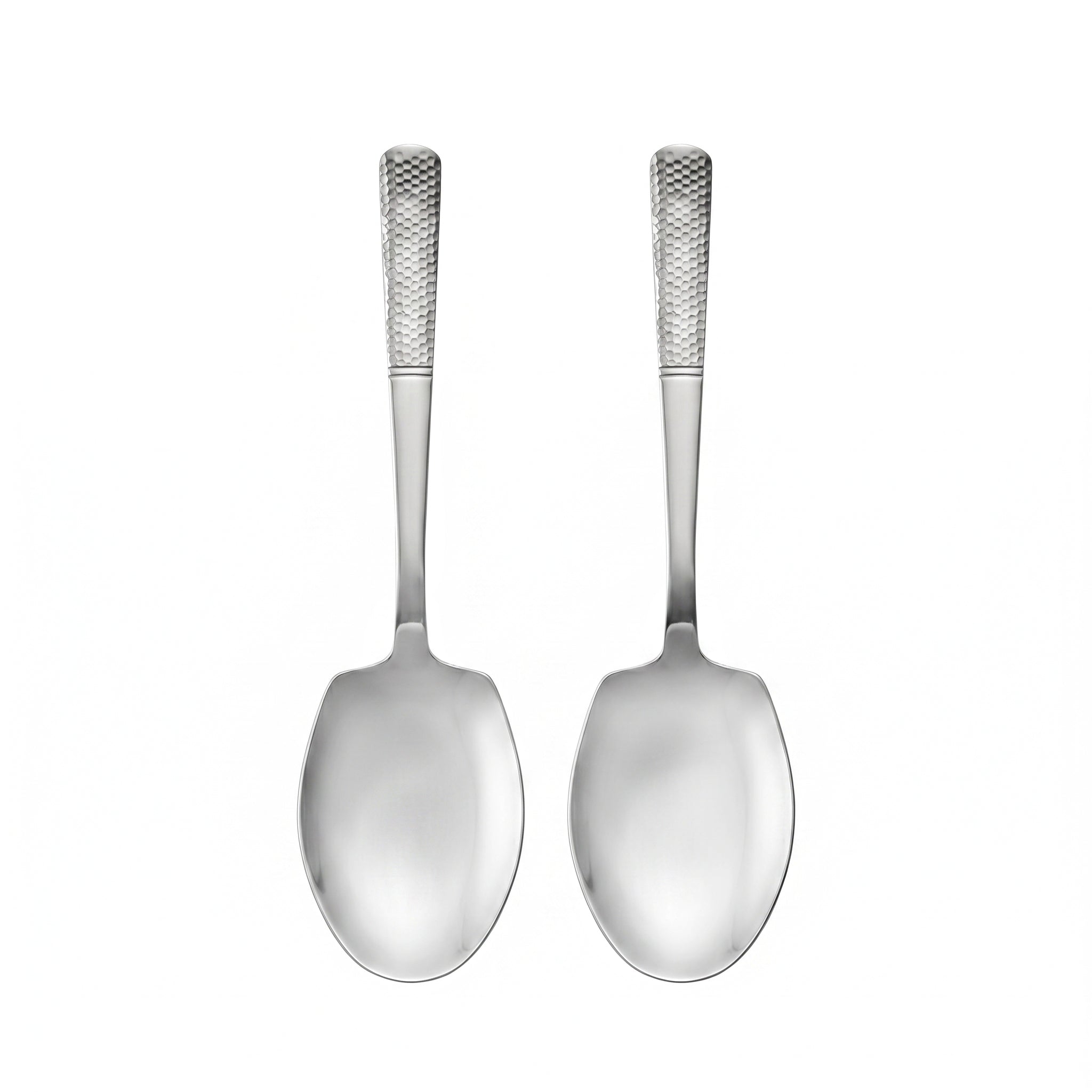 Blaze R.P.2 Stainless Steel 2-Piece Silver Serving Panja Rice Spoon Set