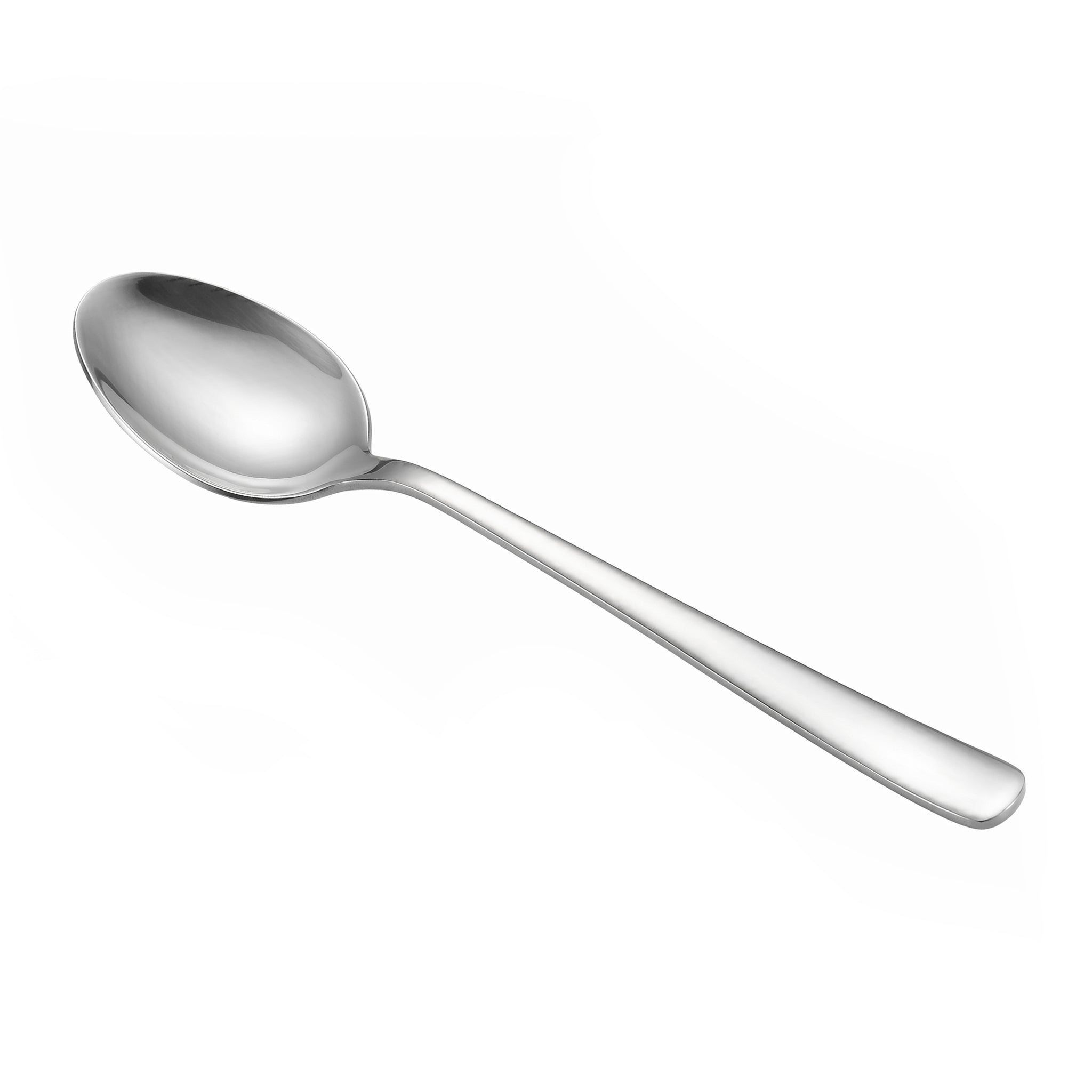 Blaze Pearl 6-Piece Stainless Steel Silver Dessert Spoon Set