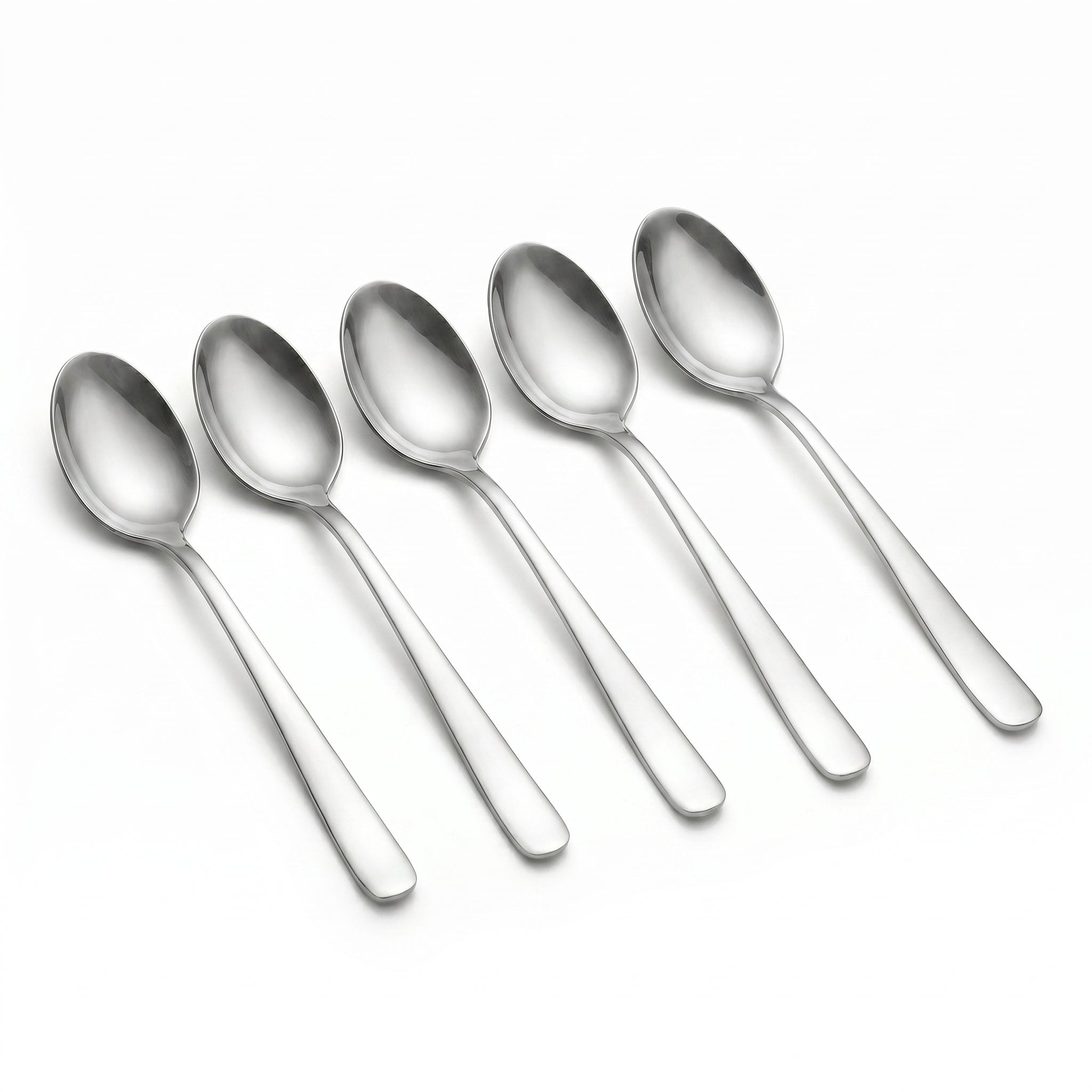 Blaze Pearl 6-Piece Stainless Steel Silver Table Spoon Set