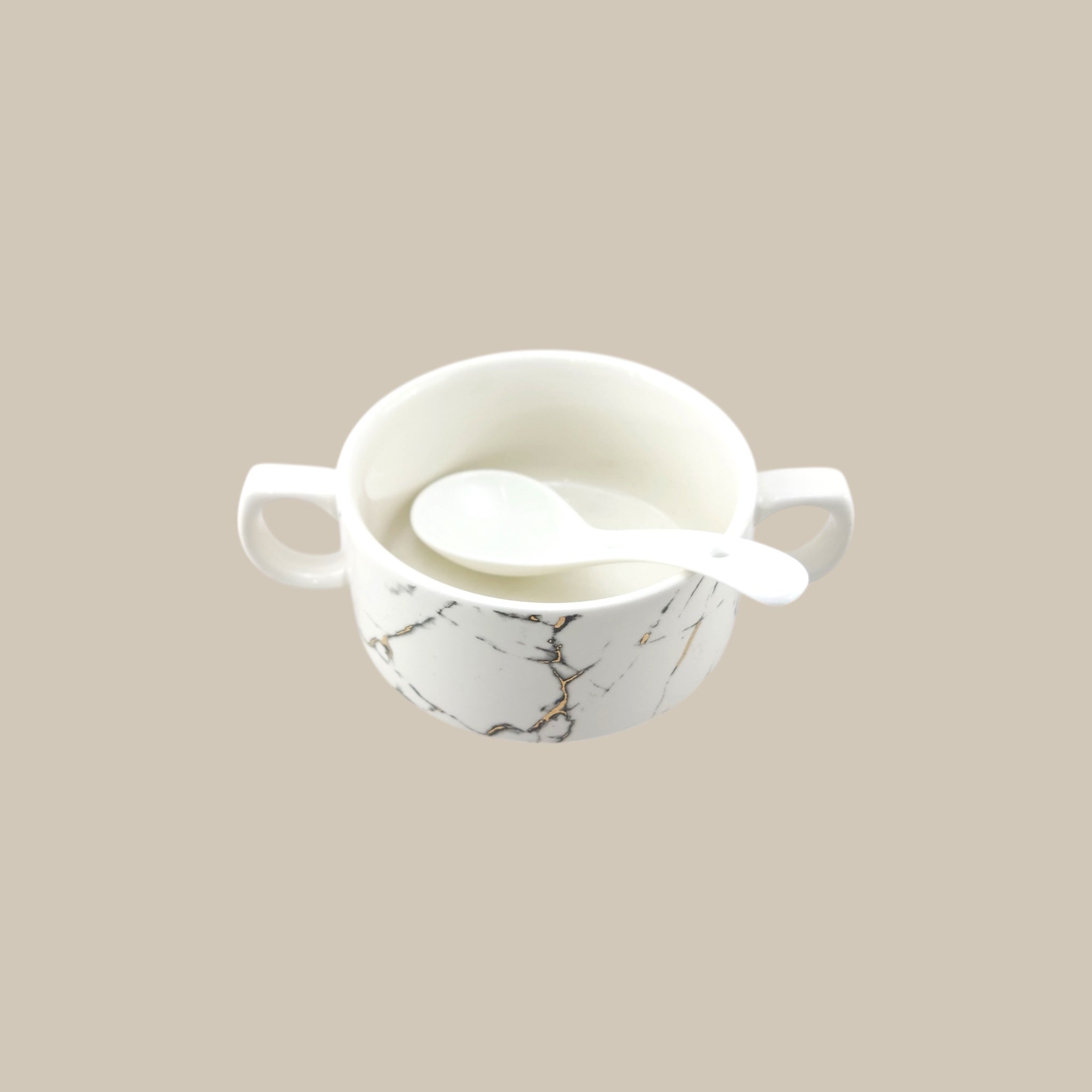 Royal 16-Piece Soup Set With Golden Stand