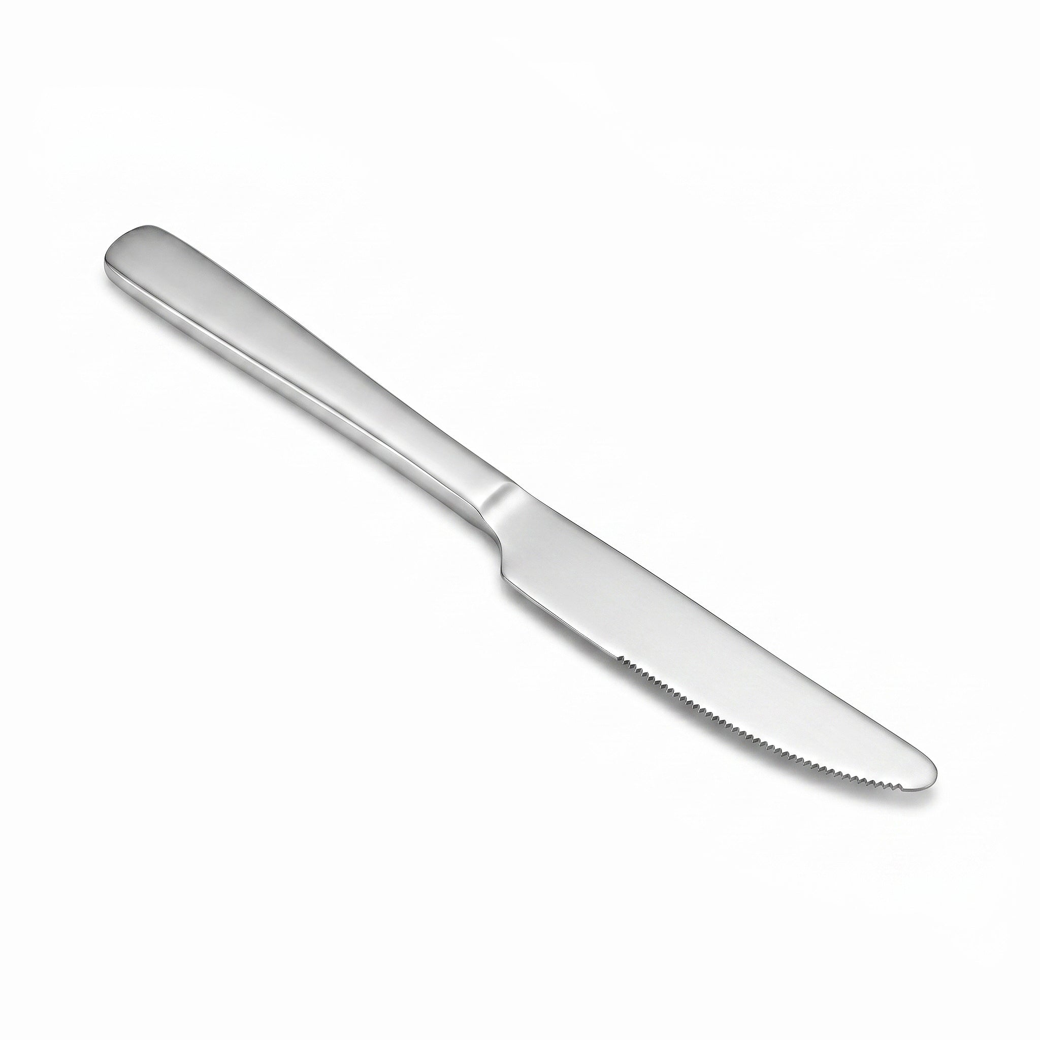 Blaze Pearl 6-Piece Stainless Steel Silver Table Knife Set