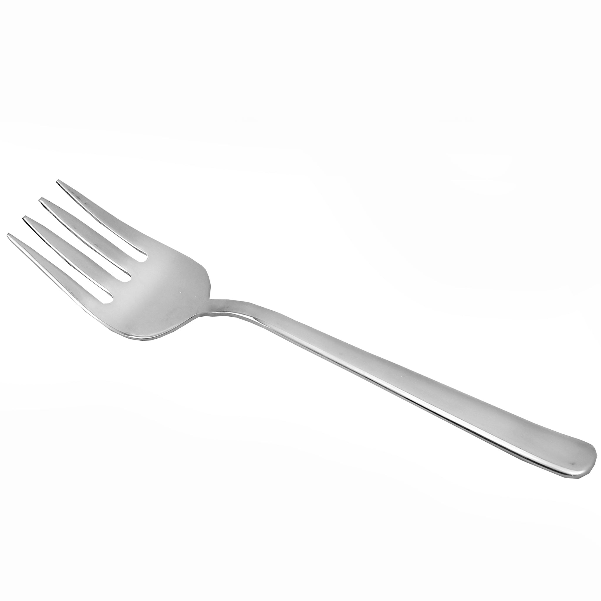 Blaze Pearl 2-Piece Stainless Steel Silver Serving Fork Set