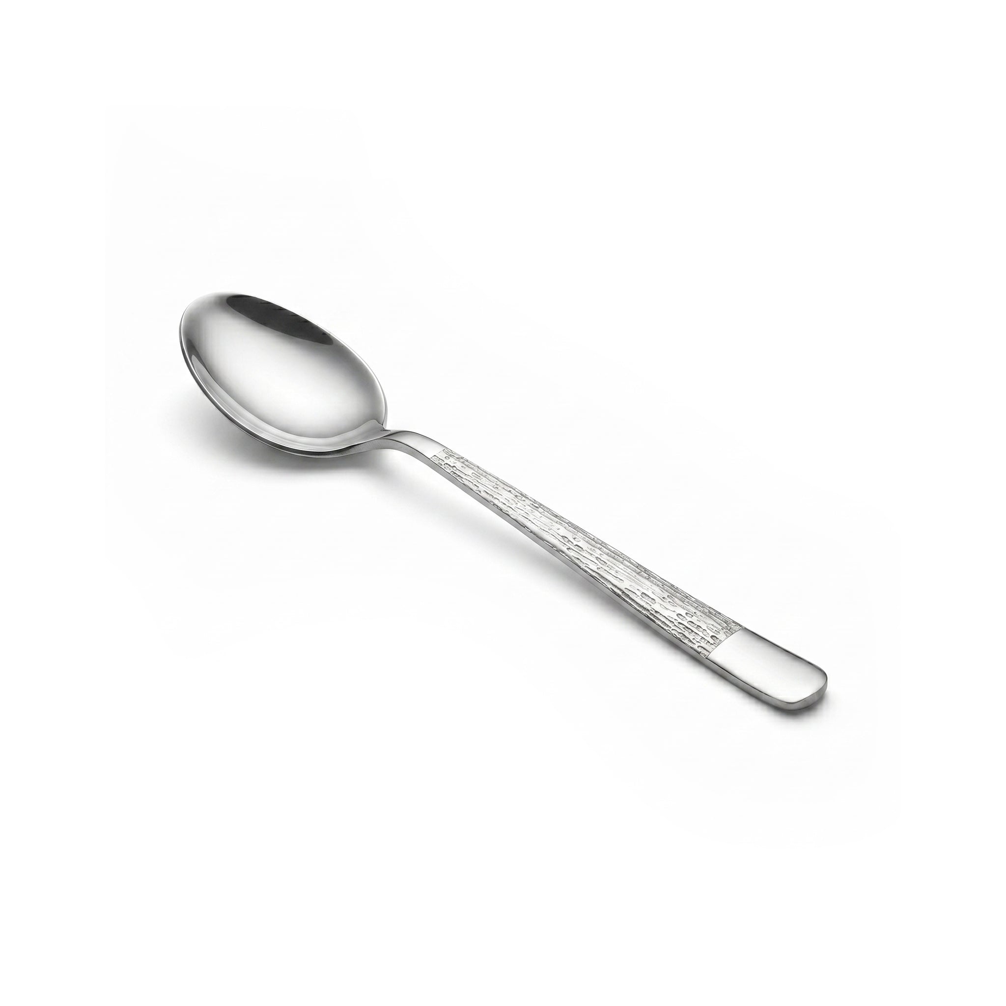 Blaze Tree 6-Piece Stainless Steel Silver Dessert Spoon Set