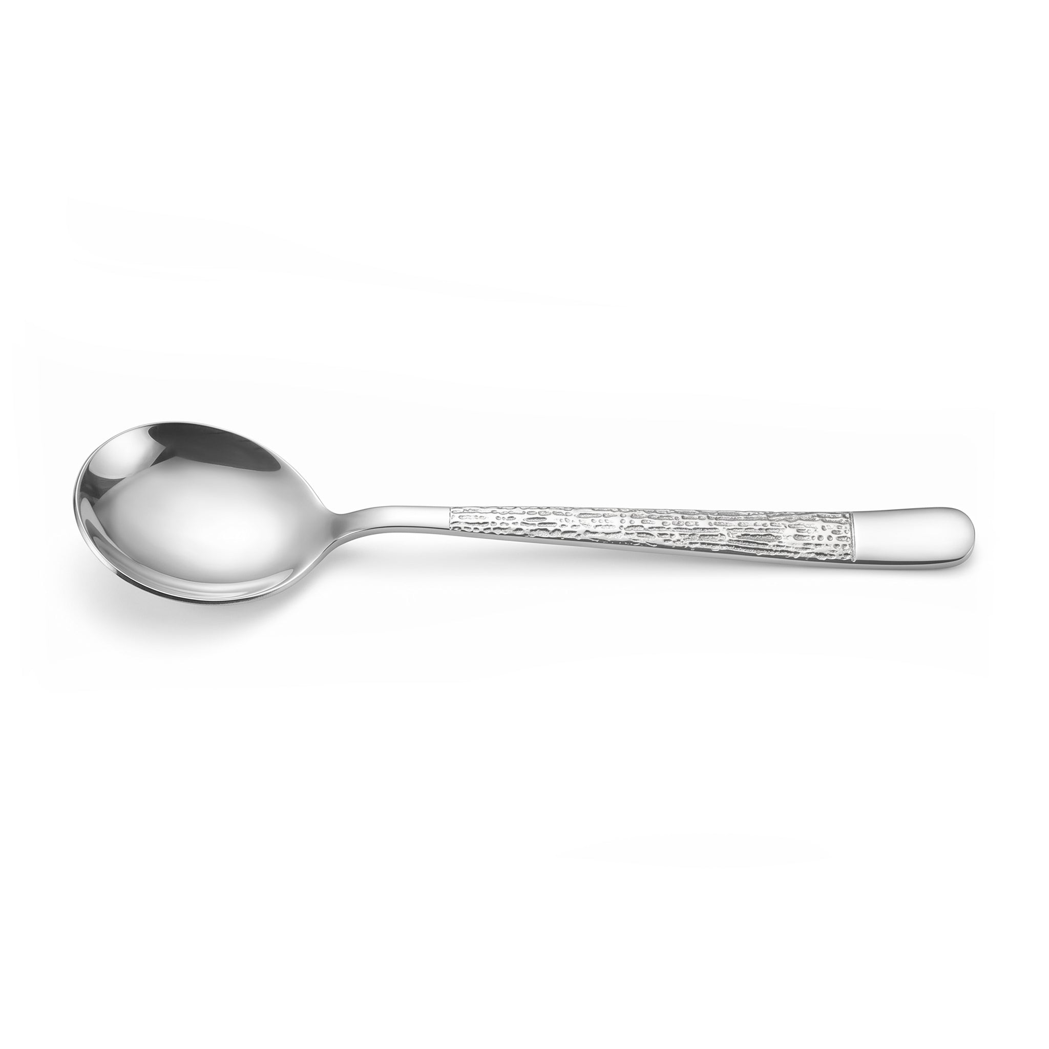 Blaze Tree 6-Piece Stainless Steel Silver Dessert Soup Spoon Set