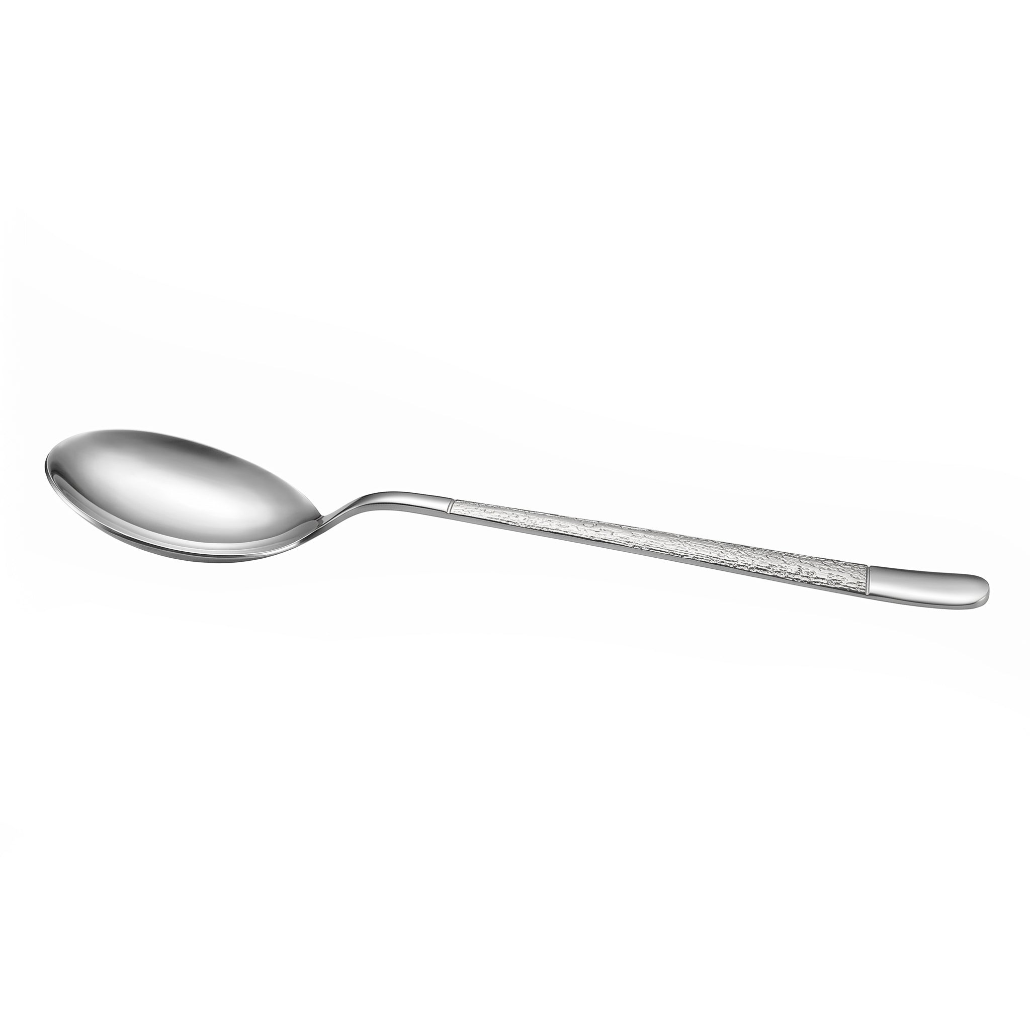 Blaze Tree 2-Piece Stainless Steel Silver Serving Soup Spoon Set